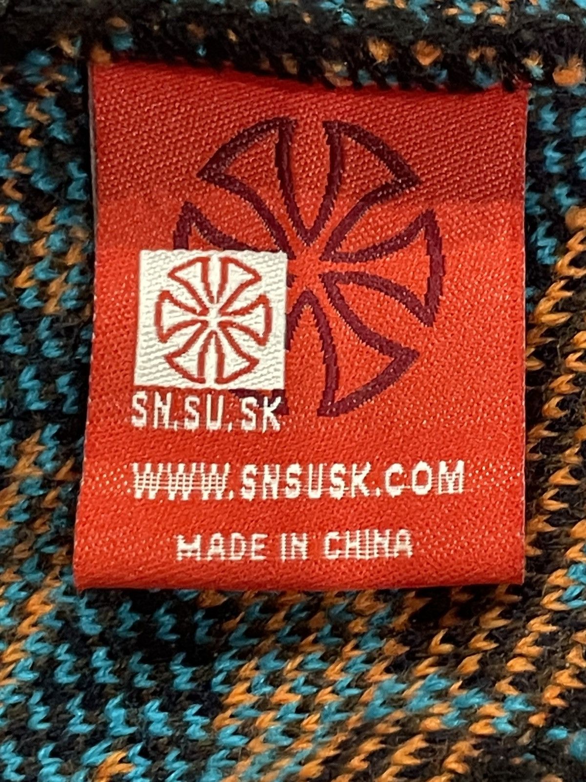 Vintage Y2k Beanie Orange/Blue Thrifted Size ONE SIZE - 3 Thumbnail