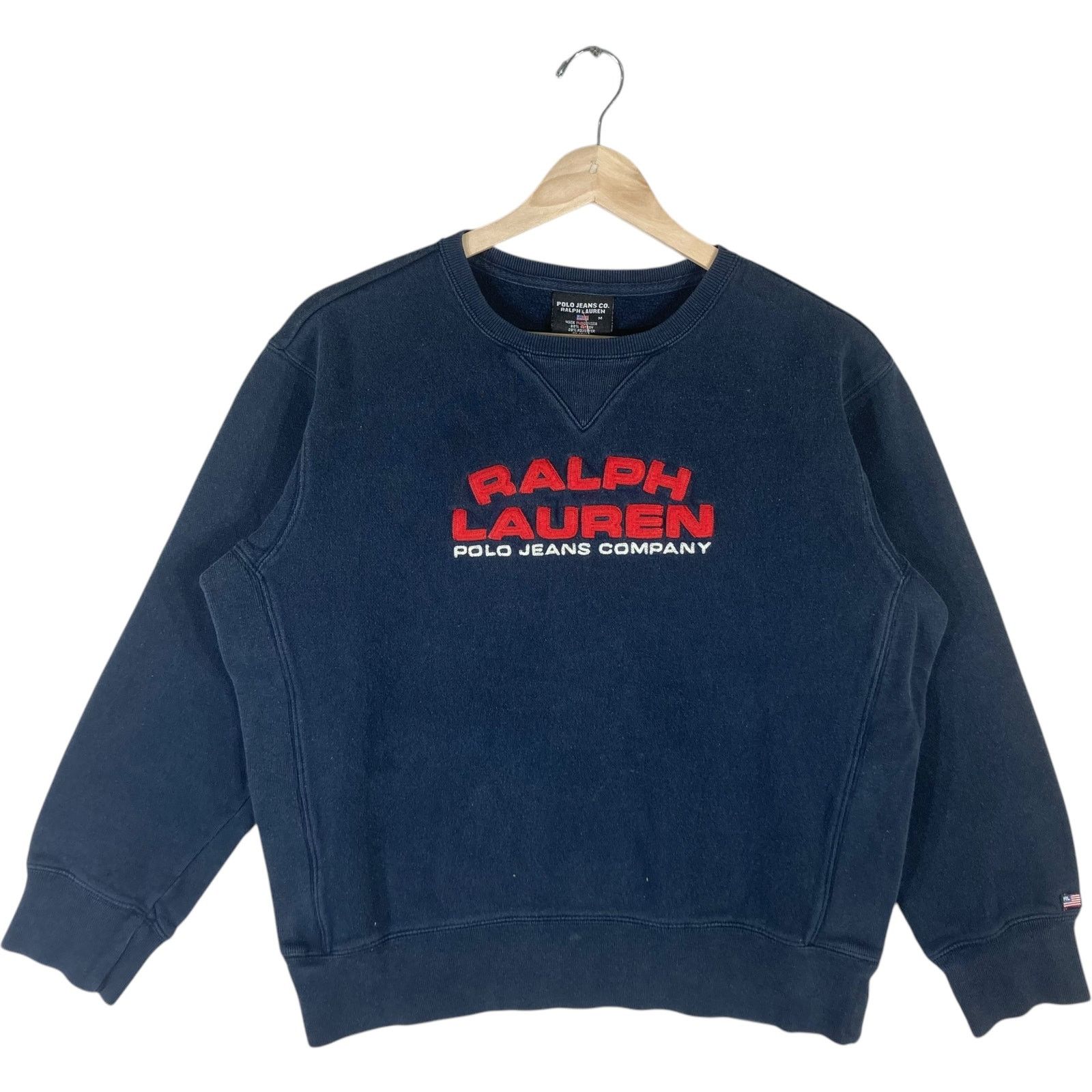 Polo Ralph Lauren Vintage Ralph Lauren Polo Jeans Co. Crewneck Men's M Size US M / EU 48-50 / 2 - 1 Thumbnail