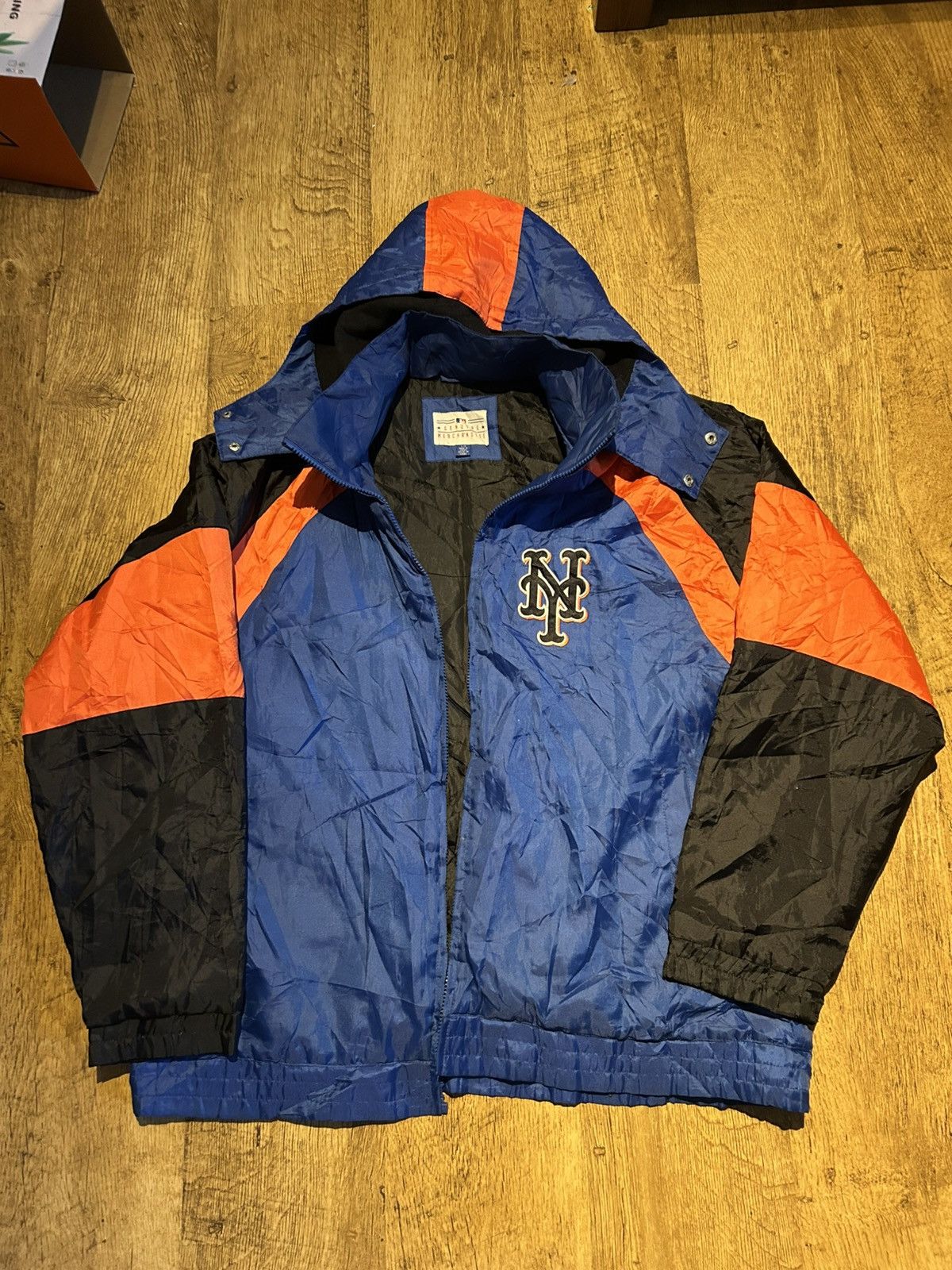 MLB Vintage New York Mets Puffy Windbreaker Jacket 90s MLB Size US L / EU 52-54 / 3 - 1 Thumbnail