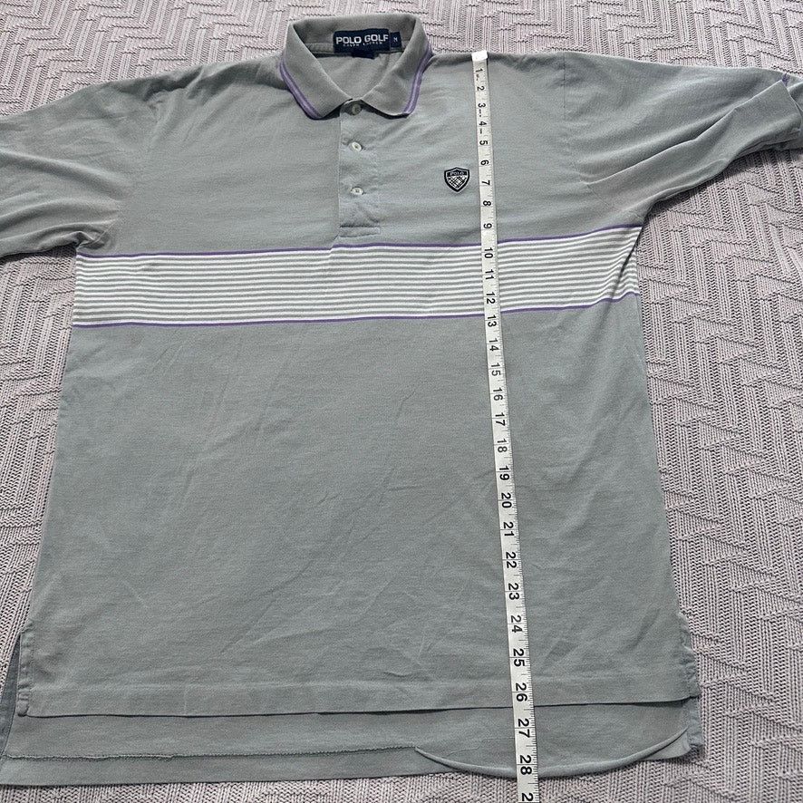 Polo Ralph Lauren Polo Ralph Lauren Golf gray striped polo size M Size US M / EU 48-50 / 2 - 7 Thumbnail