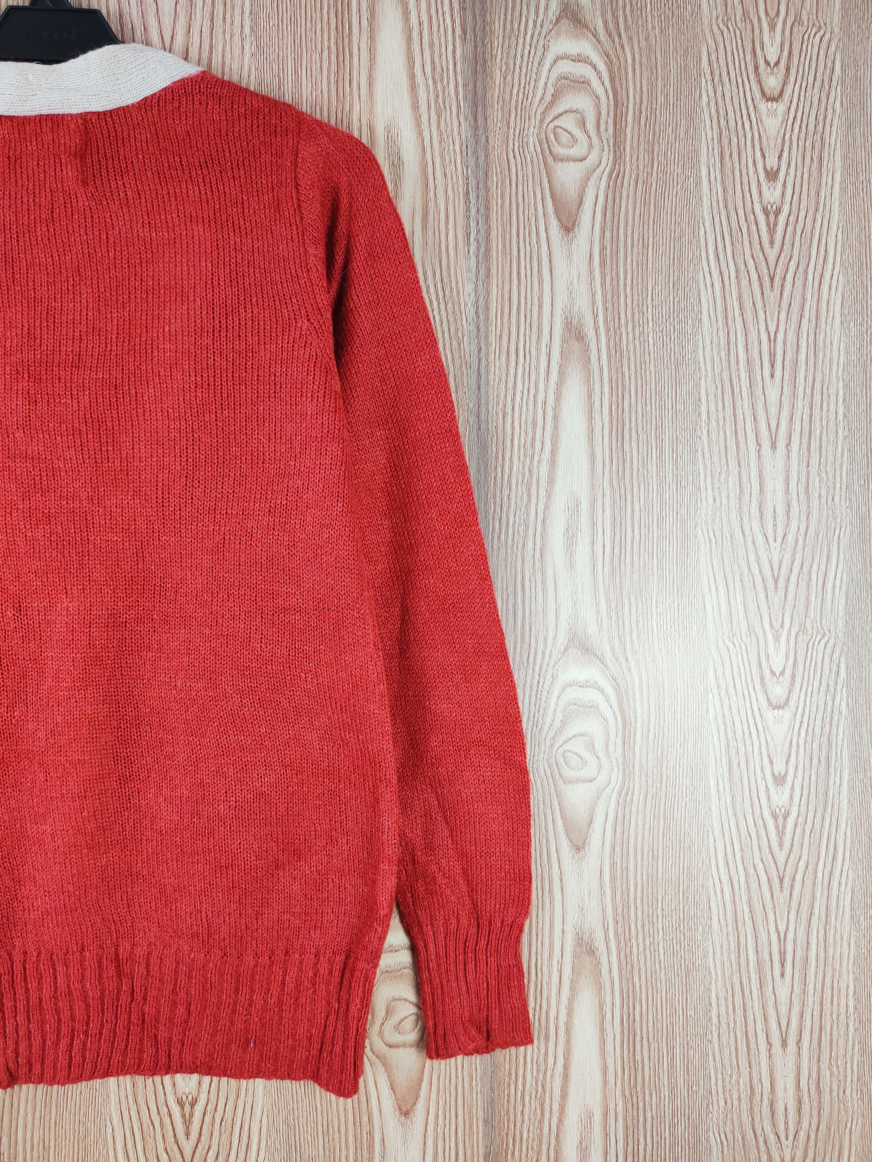 Japanese Brand Double Name Orange Knitwear Cardigan #W154 Size US M / EU 48-50 / 2 - 9 Thumbnail