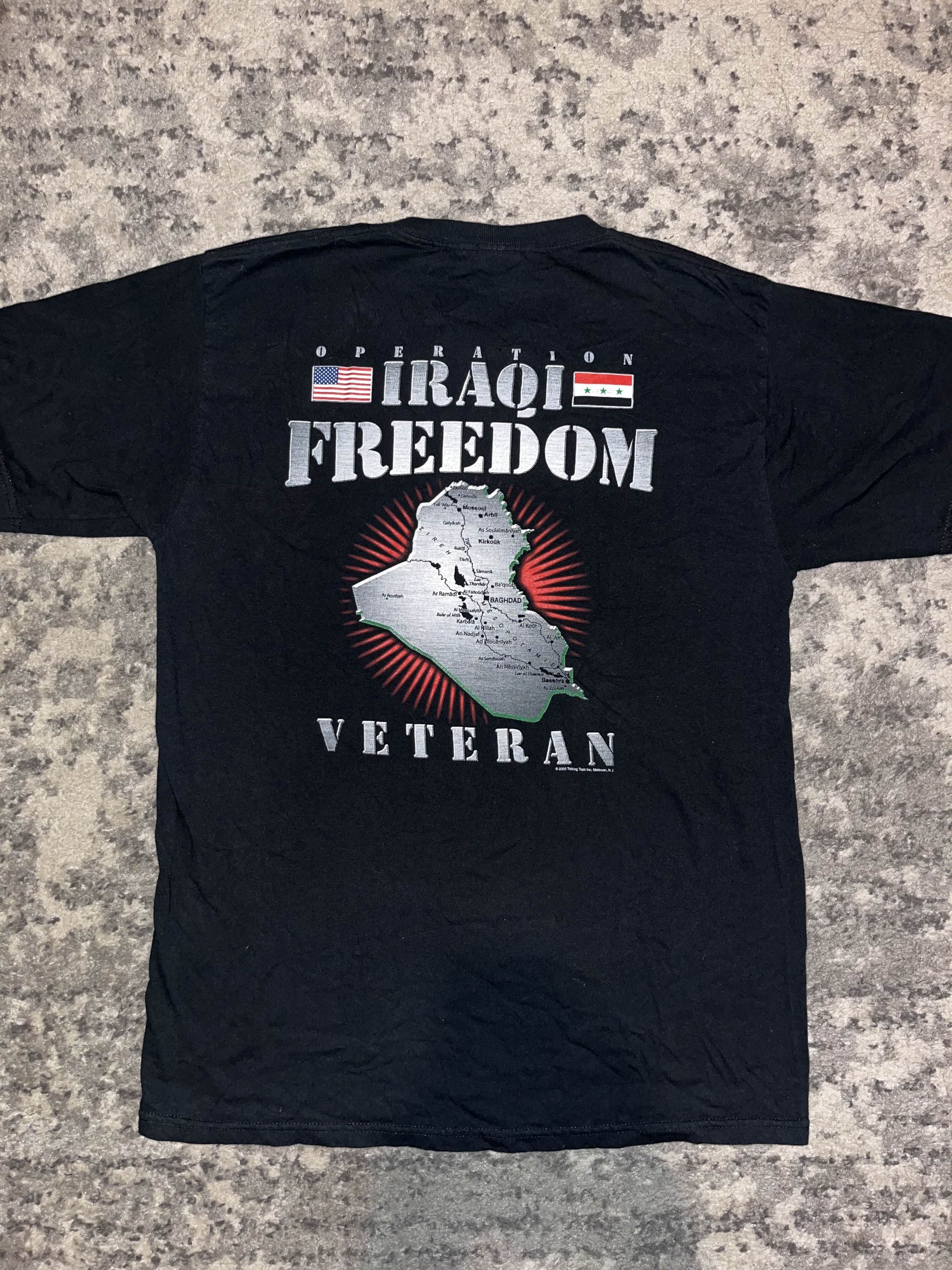 Vintage 00s Operation Iraqi Freedom Veteran Shirt Size US L / EU 52-54 / 3 - 2 Thumbnail