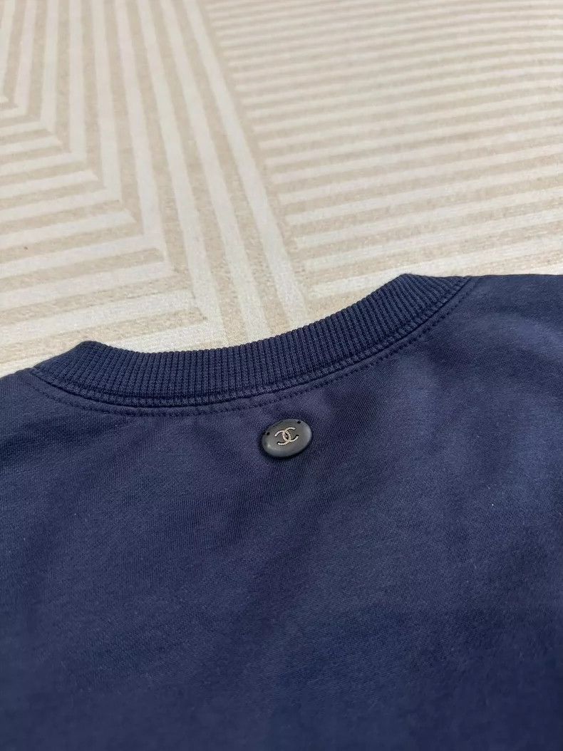 Chanel Chanel Blue plush sweatshirt Size XXS / US 00 / IT 34 - 4 Thumbnail