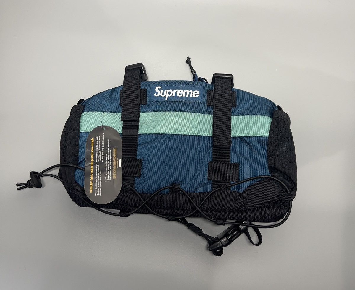 Supreme Supreme Waist Bag (FW19) - Dark Teal Size ONE SIZE - 2 Thumbnail