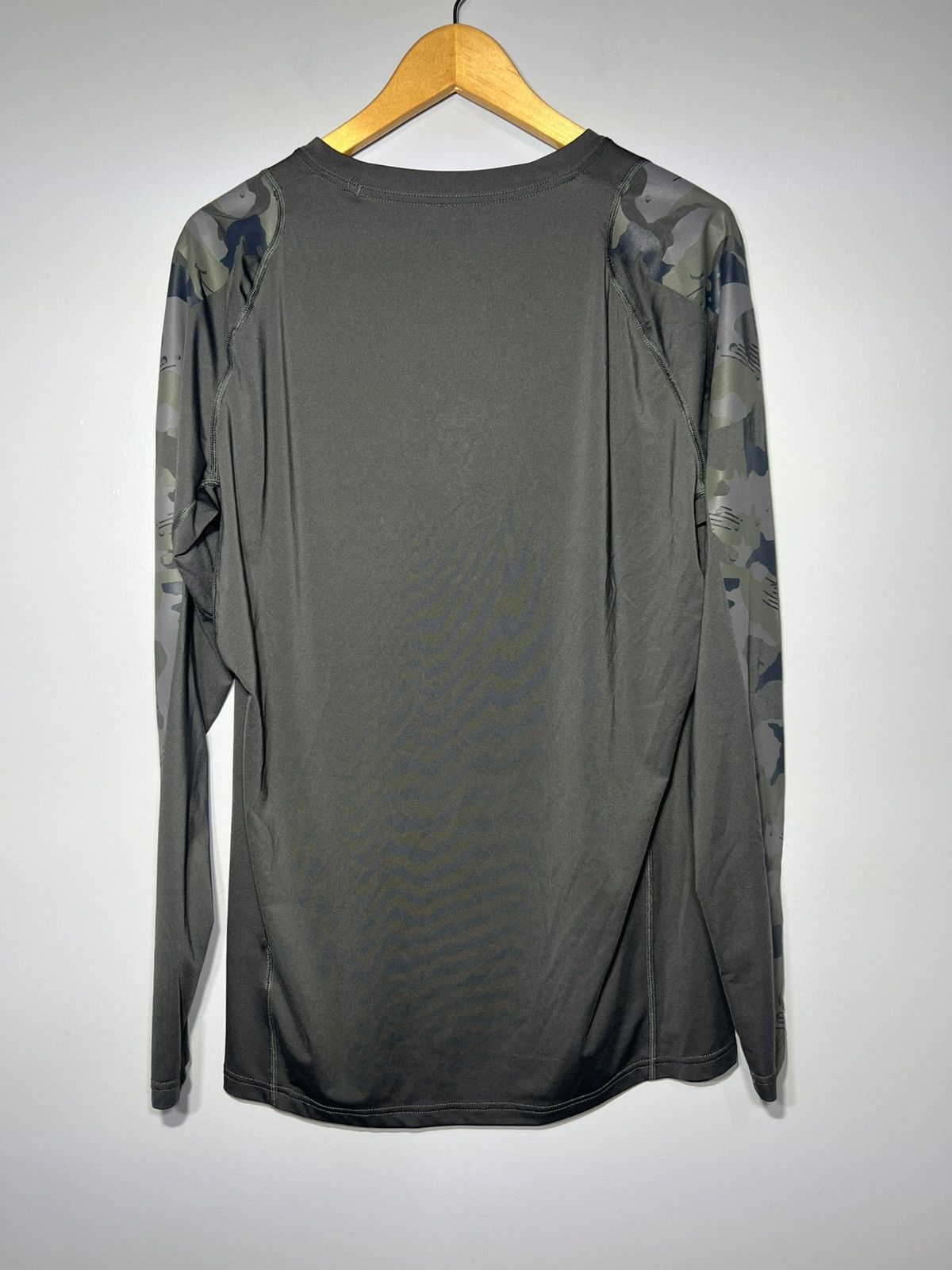 Nike Nike Shirt Mens L Grey / Black L/S Camo Performance Dri-FIT Size US L / EU 52-54 / 3 - 3 Thumbnail