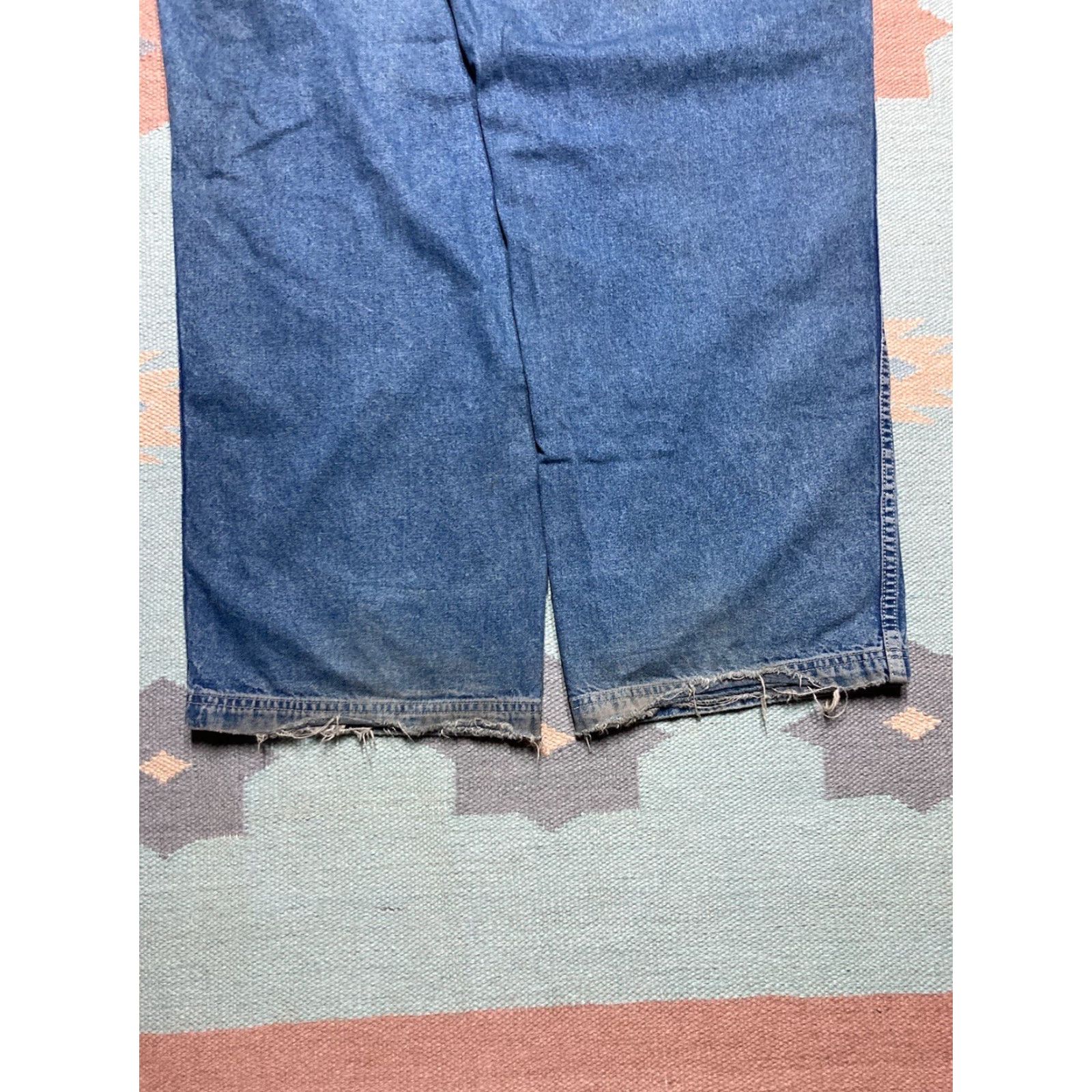 Tommy Hilfiger VINTAGE y2k baggy jeans Tommy Hilfiger cargo wide leg skater JNCO style 40x32 jeans Men Blue Wide-Leg 40 32 Size US 40 / EU 56 - 7 Thumbnail