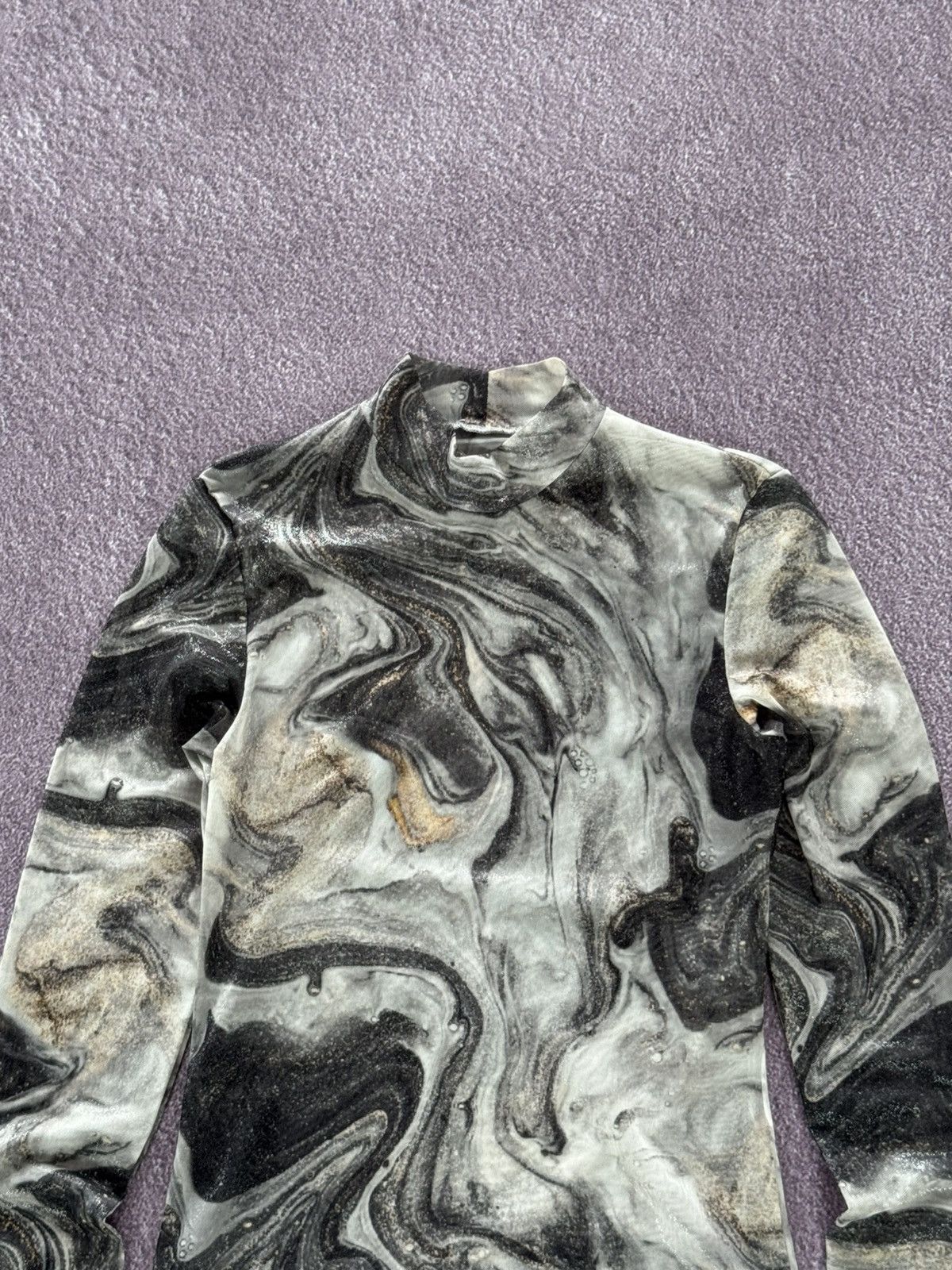 Le Grande Bleu (L.G.B.) Vintage LGB Vibe Hysteric Glamour Style Overprint Mesh Long Size M / US 6-8 / IT 42-44 - 2 Thumbnail