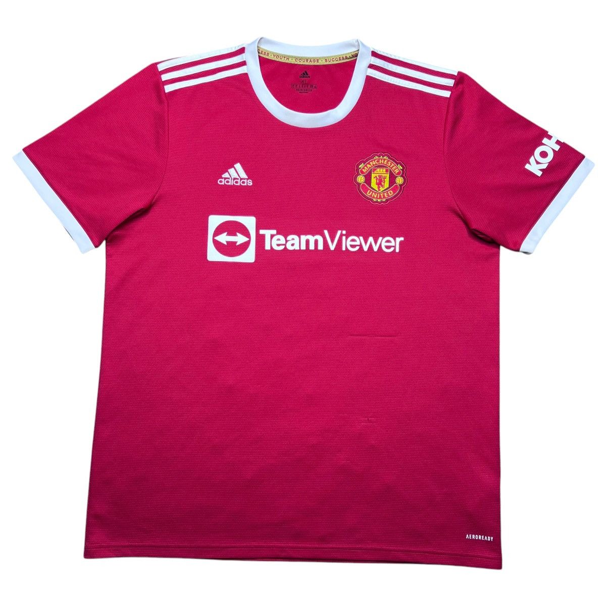 Adidas 2022 Manchester United Red Adidas Soccer Football Jersey Size US XL / EU 56 / 4 - 1 Thumbnail