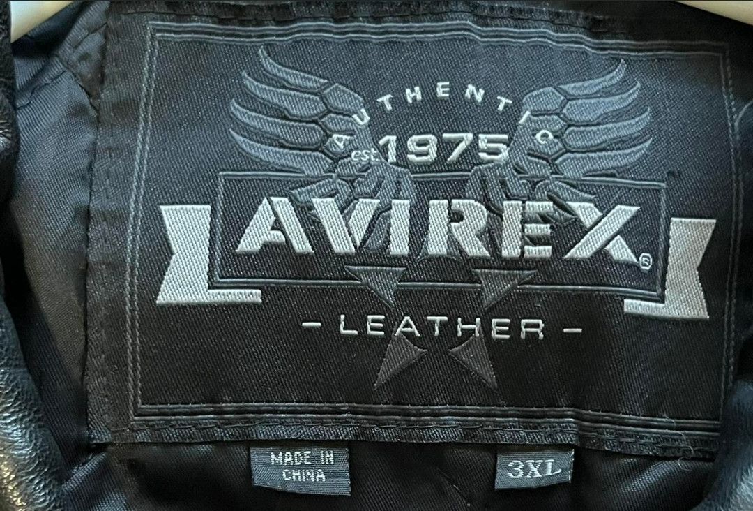 Avirex Vintage Avirex Black High Rollers Varsity Jacket 3XL Size US XXL / EU 58 / 5 - 4 Thumbnail