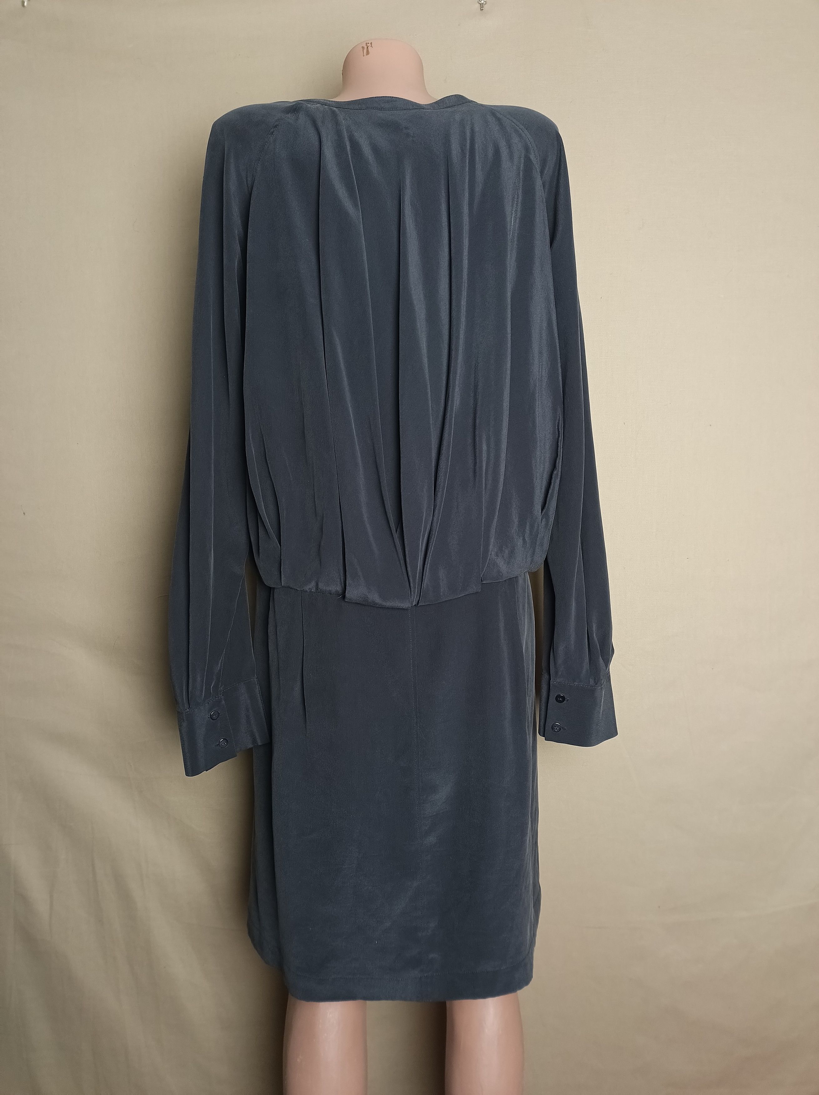 Chloe × See by Chloe See by Chloe Grey Silk Dress Size IT 42 US 6 Size M / US 6-8 / IT 42-44 - 4 Thumbnail