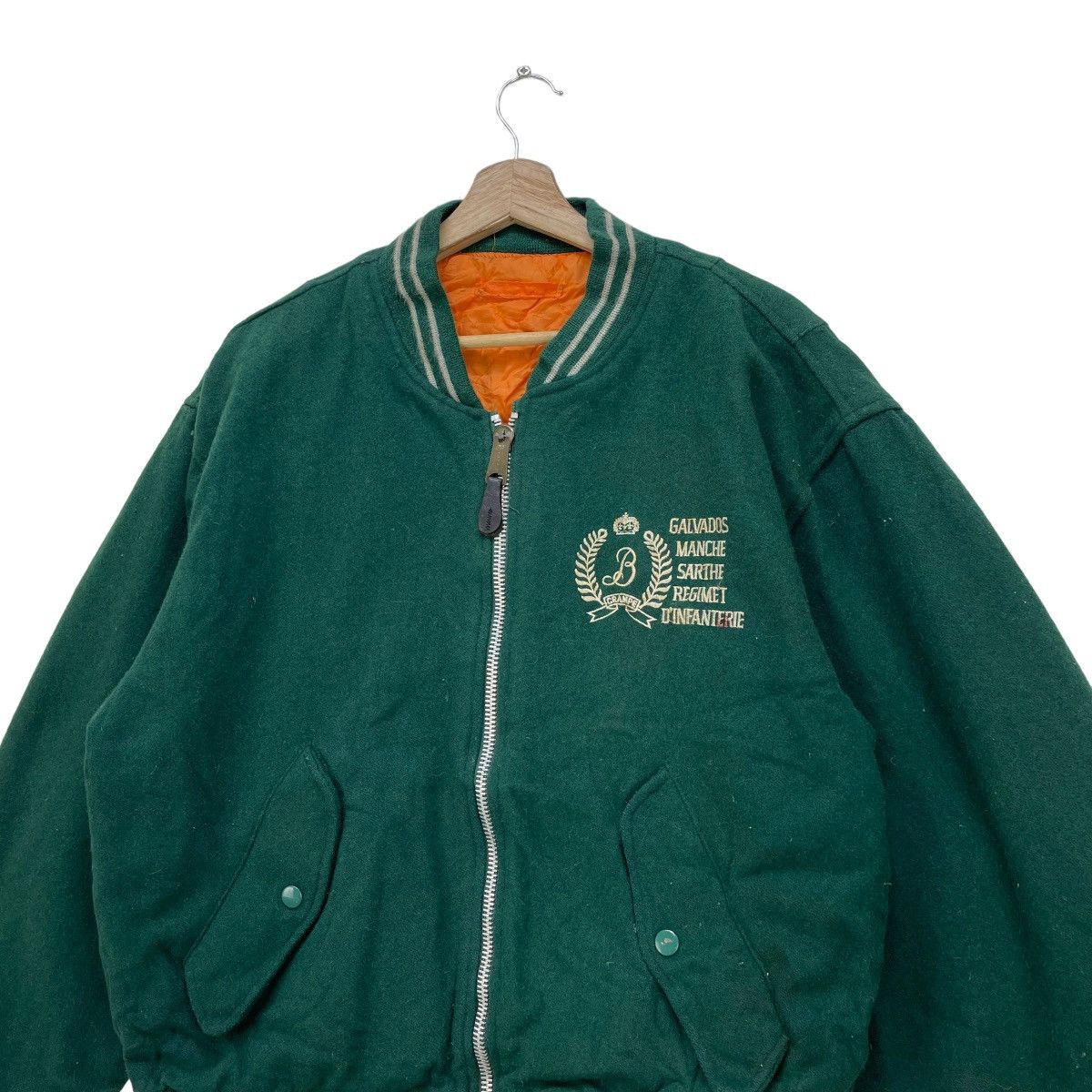 Vintage 🫴🏻Vintage Varsity Wool Jacket Size US M / EU 48-50 / 2 - 3 Thumbnail