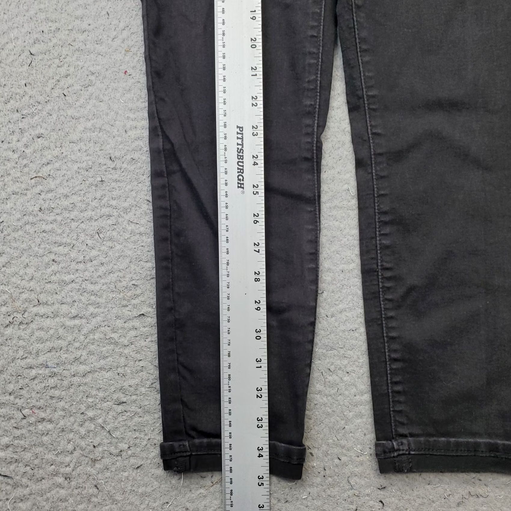 Levi's Levi's Womens 6 Black Denim High-Rise Ankle Skinny Jeans Streetwear Size 28" / US 6 / IT 42 - 3 Thumbnail