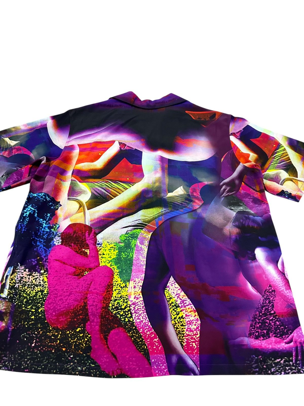 Prada Prada SS2019 Psychedelic Silk Bowling Shirt Size US M / EU 48-50 / 2 - 6 Thumbnail