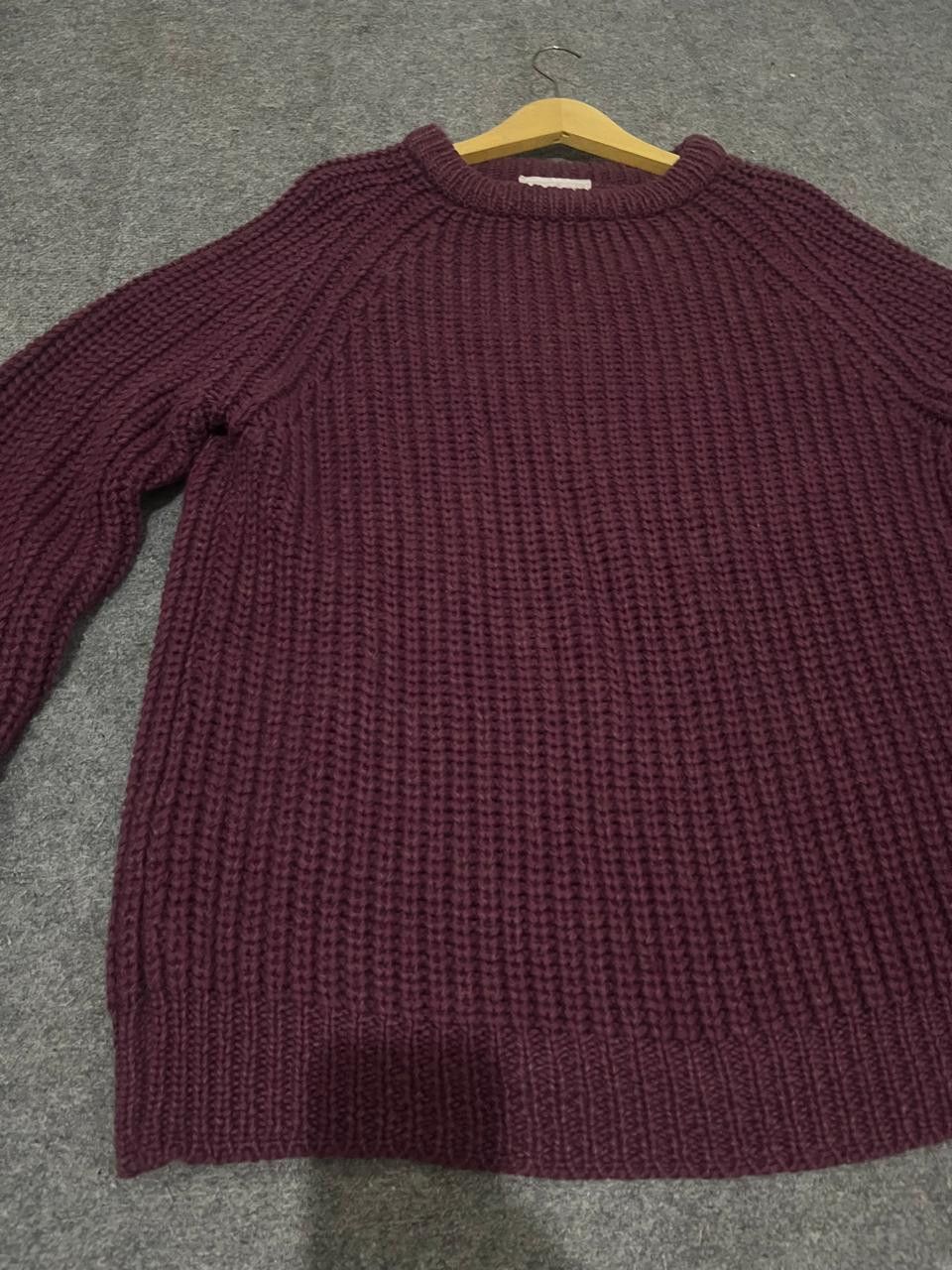Paul Harnden Shoemakers The Cornish Woollen Co 100% Pure Lambswool Raglan Sweater Size US XL / EU 56 / 4 - 6 Thumbnail