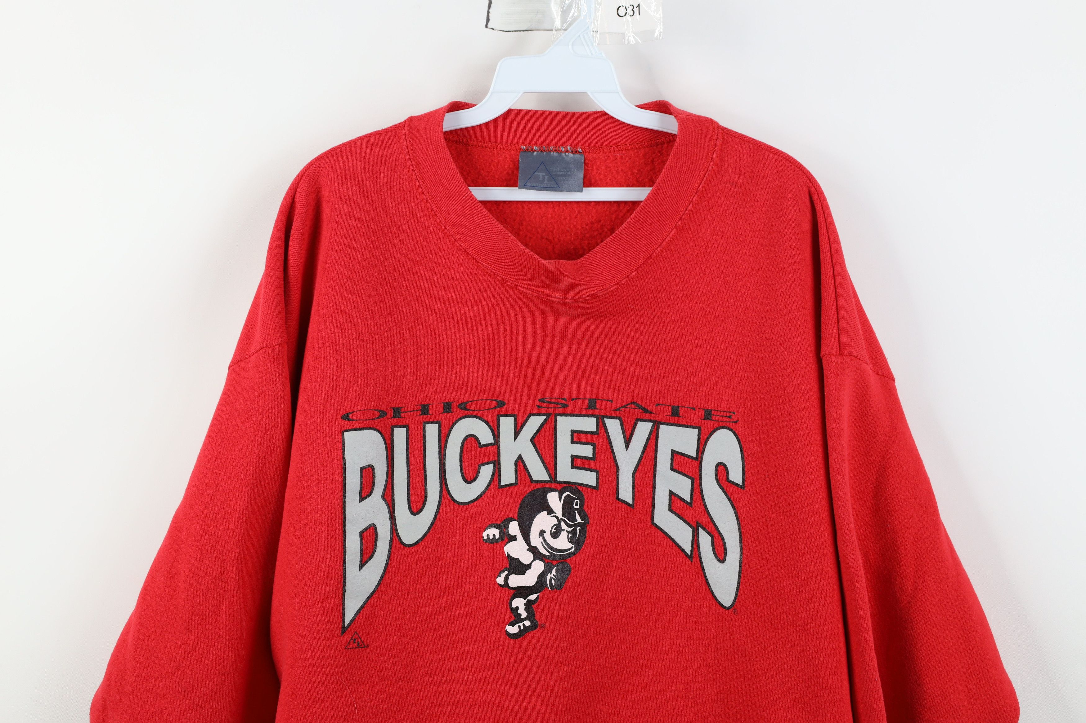 Vintage Vintage 90s Ohio State University Crewneck Sweatshirt USA Size US L / EU 52-54 / 3 - 2 Thumbnail