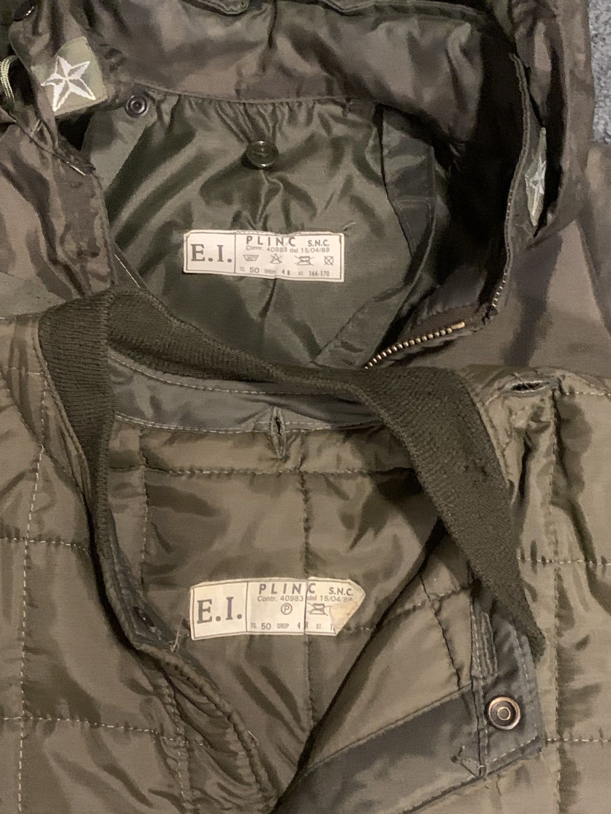 Vintage VINTAGE 80s PLINC SNC ITALIAN MILITARY JACKET Size US XL / EU 56 / 4 - 5 Thumbnail