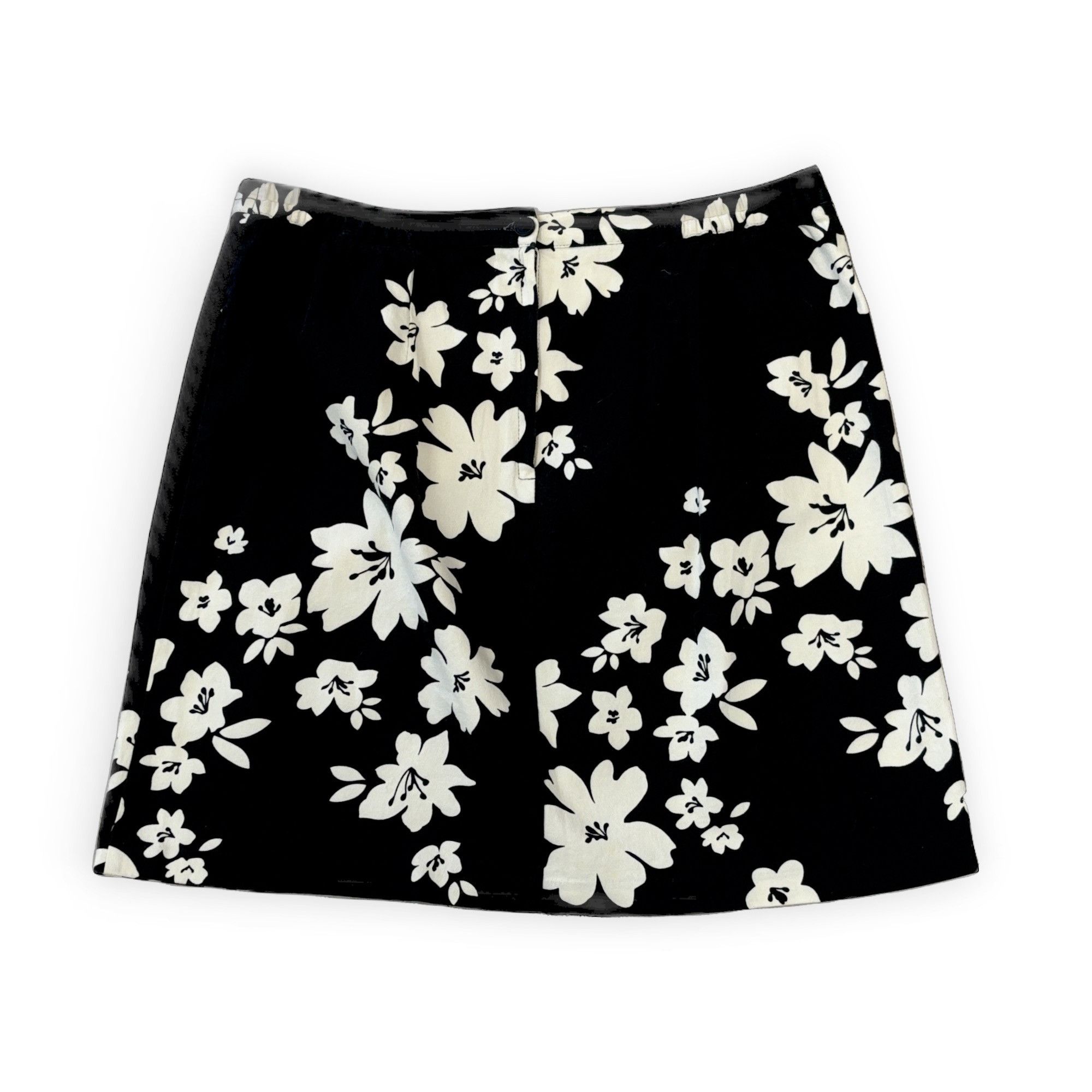 Vintage 18 Vintage Floral Patterned Skirt Size 40" / US 18 - 2 Thumbnail