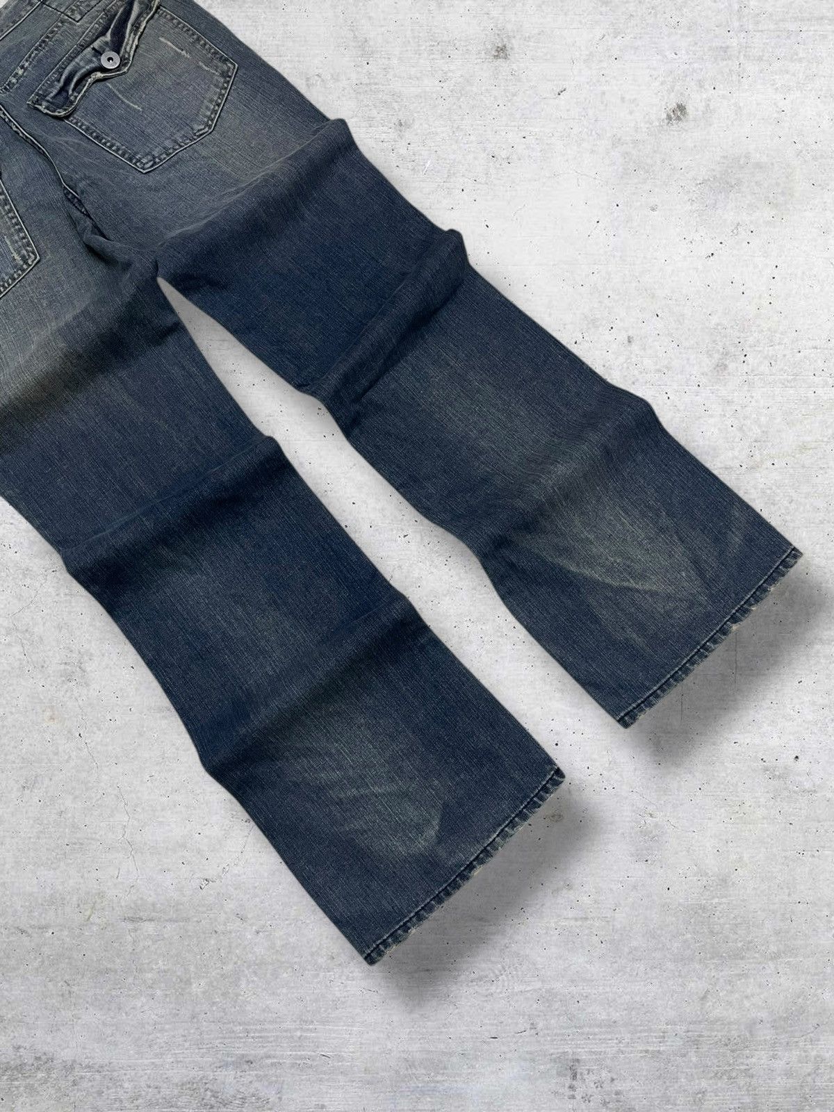 Hysteric Glamour RUSH HOUR 90S JAPAN DESIGNER DISTRESSED FLARED ICONIC DENIM Size US 32 / EU 48 - 11 Thumbnail