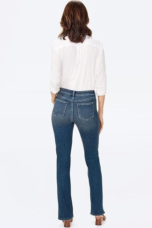 NYDJ NYDJ Barbara Bootcut Fit Denim Jeans Lombard ( 16 ) Size 38" / US 16 / IT 52 - 2 Thumbnail