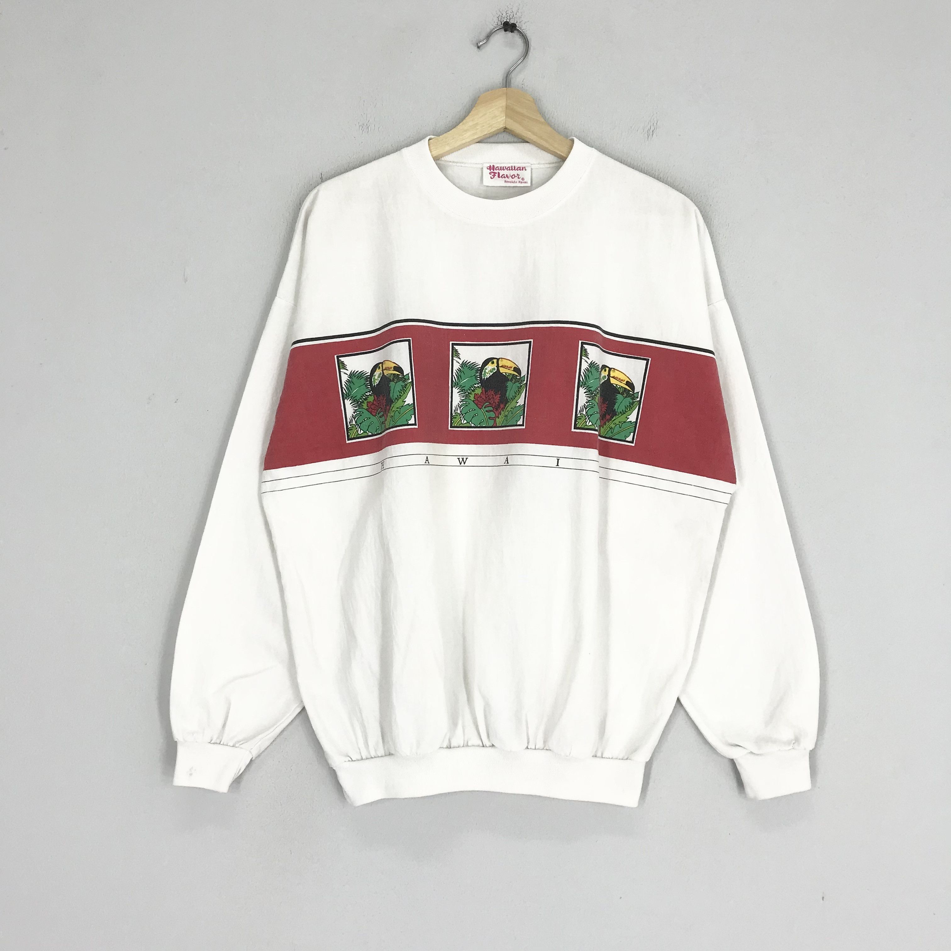 Art Comes First Vintage Hawaii Sweatshirt Hawaii - 90 Size US L / EU 52-54 / 3 - 1 Thumbnail