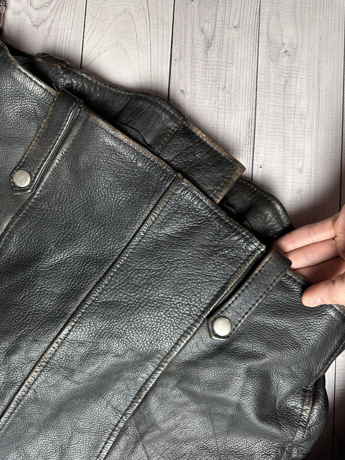 Other Vintage natural leather jacket women’s S/M brown fade rare Size M / US 6-8 / IT 42-44 - 10 Thumbnail