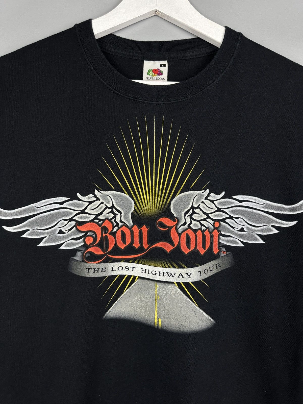 Band Tees Vintage Bon Jovi The Lost Highway Rock Band T Shirt Tee Size US L / EU 52-54 / 3 - 5 Thumbnail