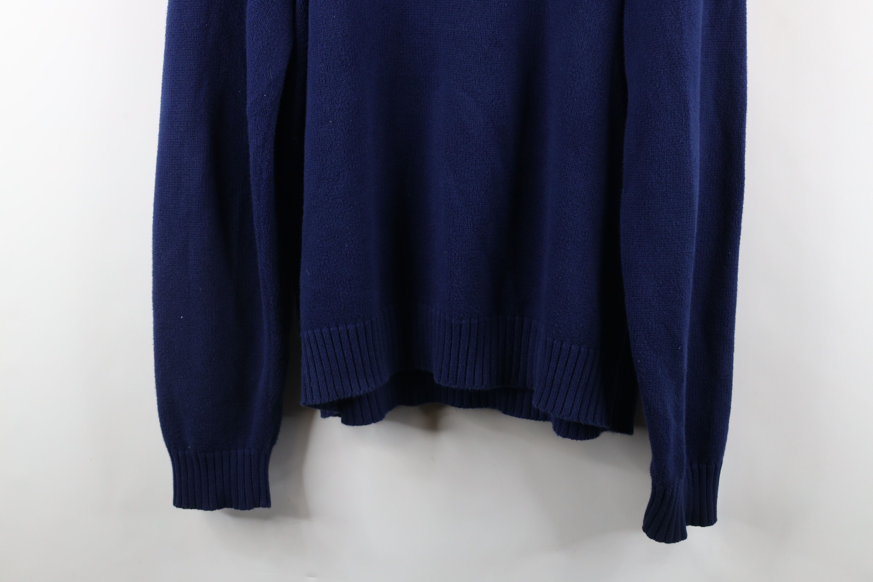 Ralph Lauren × Vintage Vintage 90s Ralph Lauren Knit Half Zip Pullover Sweater Size US L / EU 52-54 / 3 - 11 Thumbnail