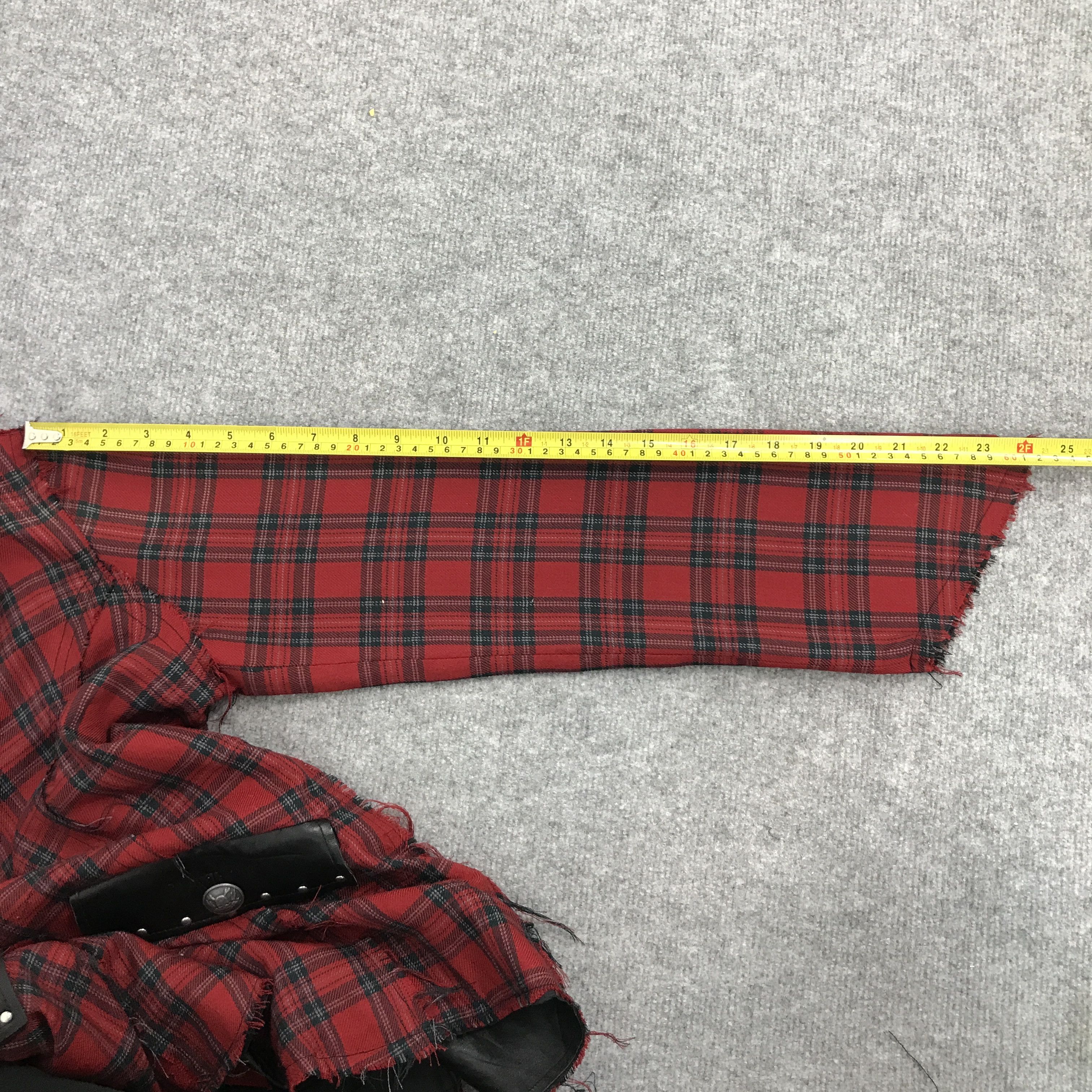 Designer × If Six Was Nine × Japanese Brand SYDEIST JAPAN STYLE DESIGN PUNK FLANNEL BLAZER JACKET Size US M / EU 48-50 / 2 - 8 Thumbnail