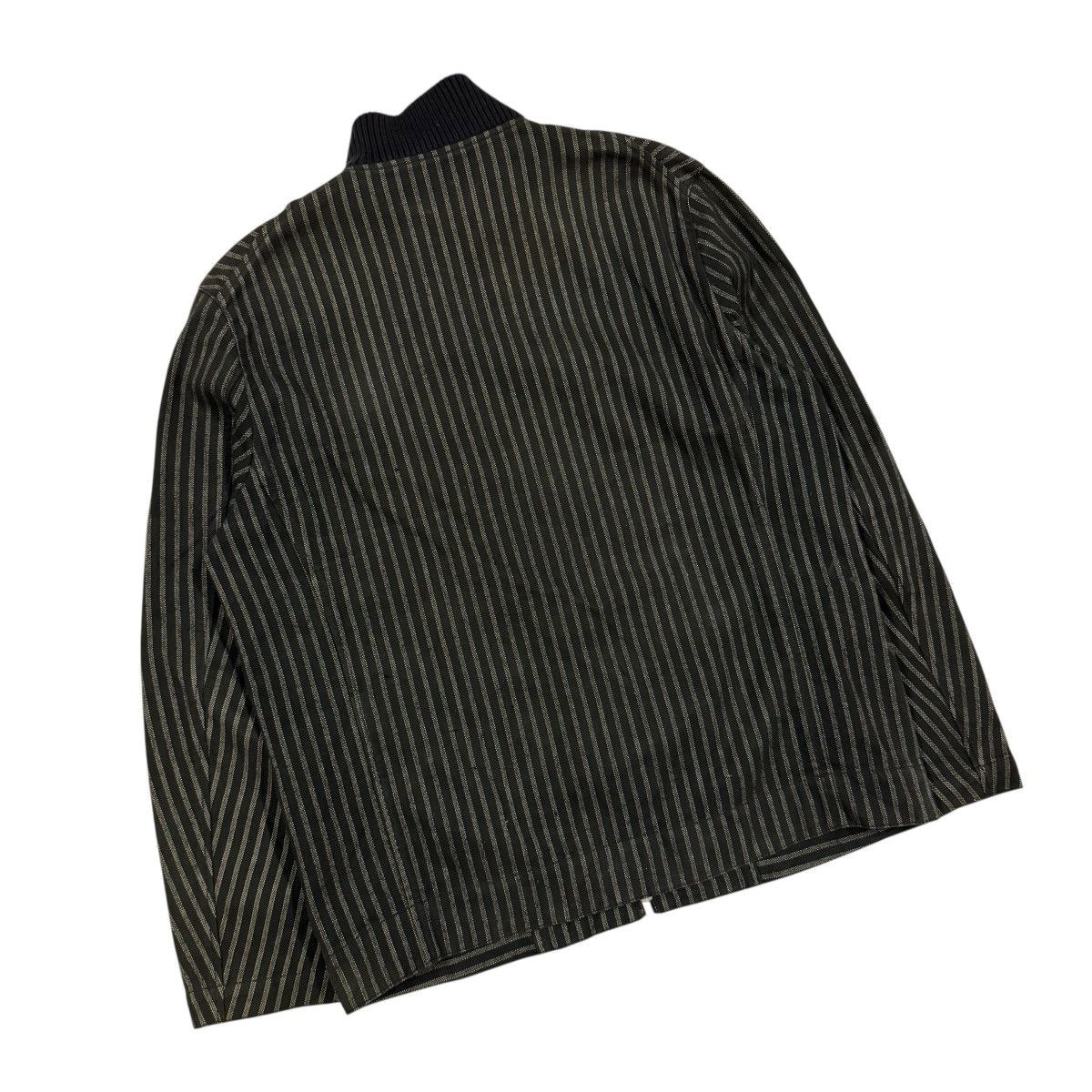 United Arrows Vtg🔥Green Label Relaxing United Arrows Striped Denim Jacket Size US L / EU 52-54 / 3 - 14 Thumbnail