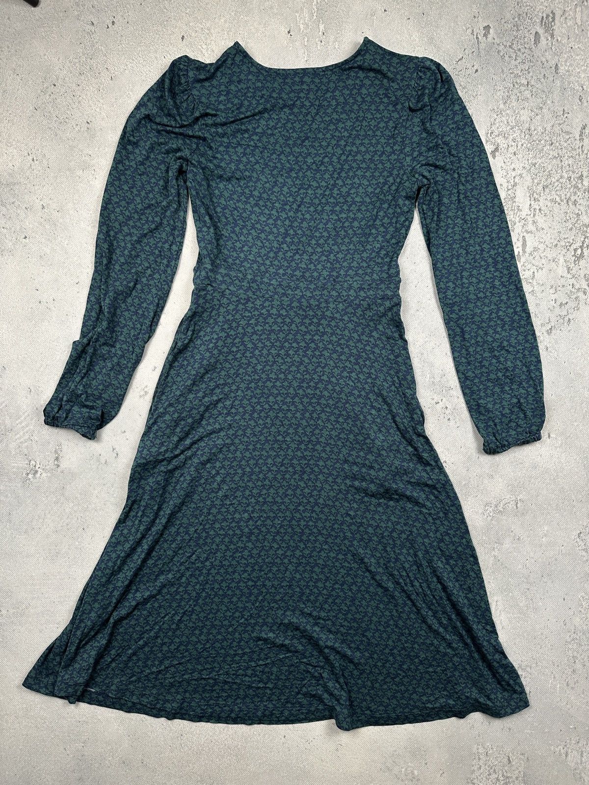 Boden Boden Floral Pattern Long Sleeve Midi Dress Eco Viscose Size S / US 4 / IT 40 - 2 Thumbnail