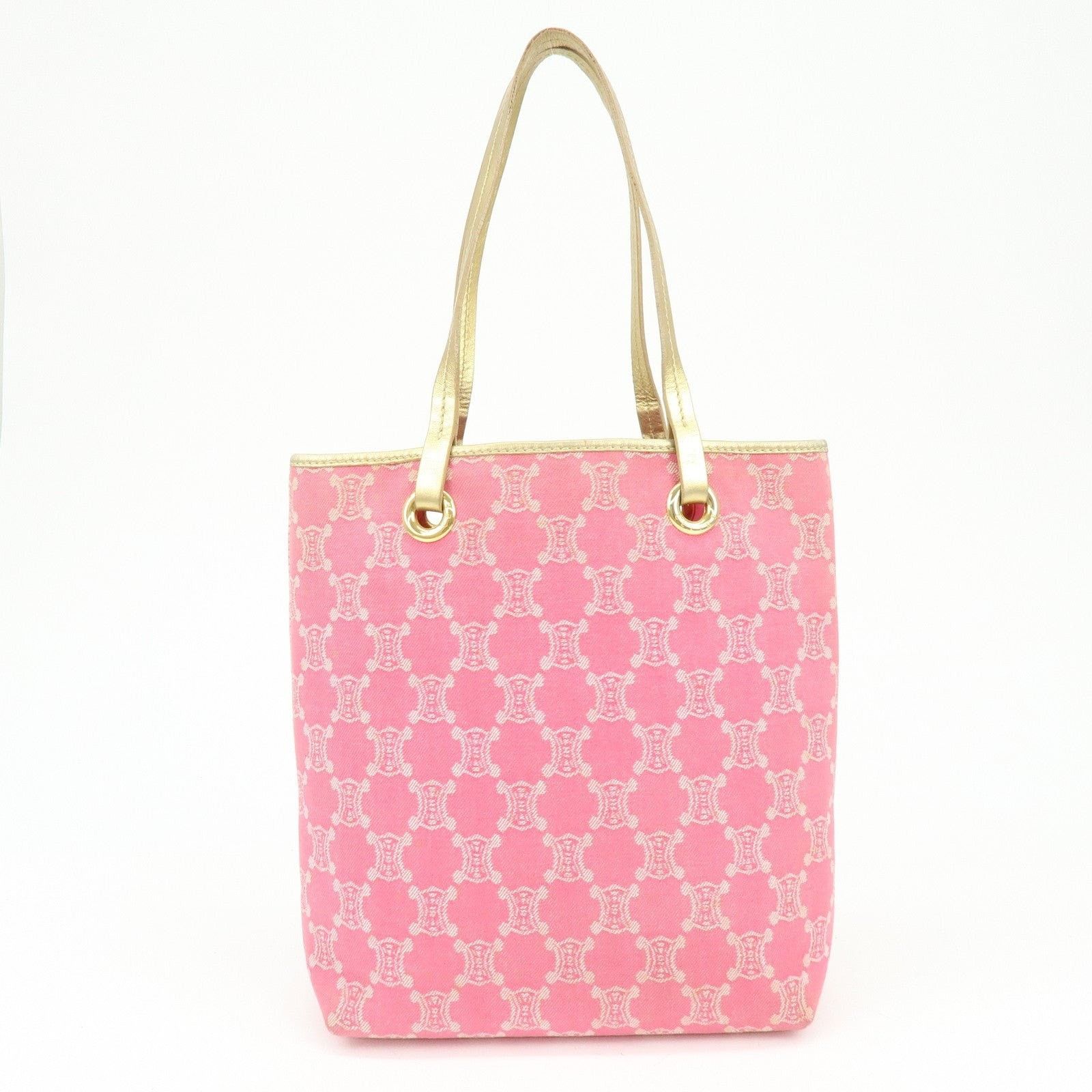 Celine Celine Macadam Canvas Tote Pink Size ONE SIZE - 2 Thumbnail