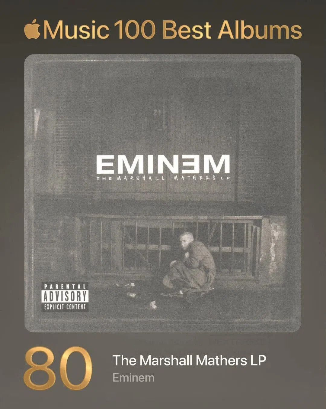 Vintage Eminem The Marshall Mathers LP Vintage T. Size US M / EU 48-50 / 2 - 3 Thumbnail
