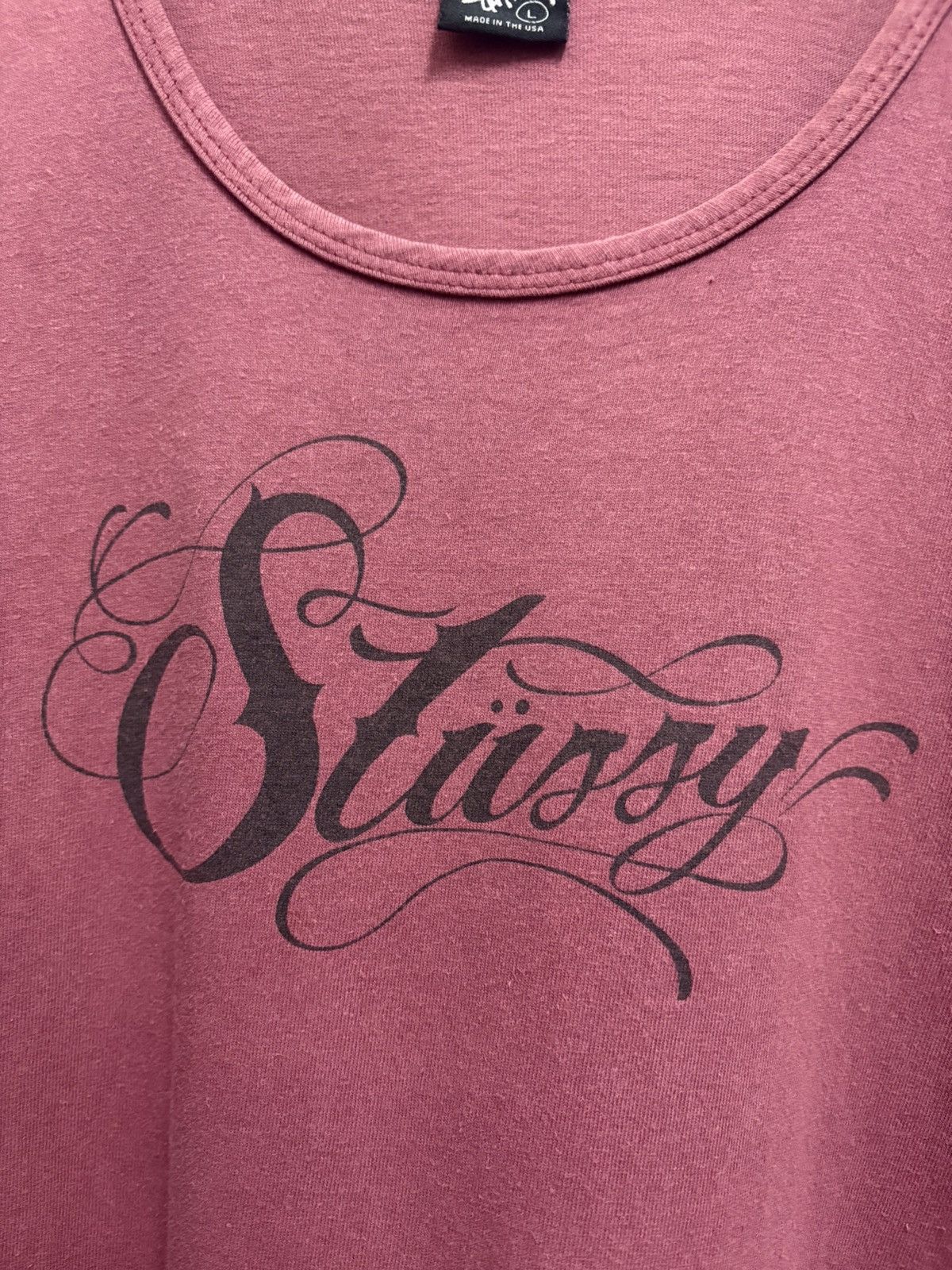 Stussy 2000's Stussy Fatal Maroon Sleveless Size US L / EU 52-54 / 3 - 4 Thumbnail