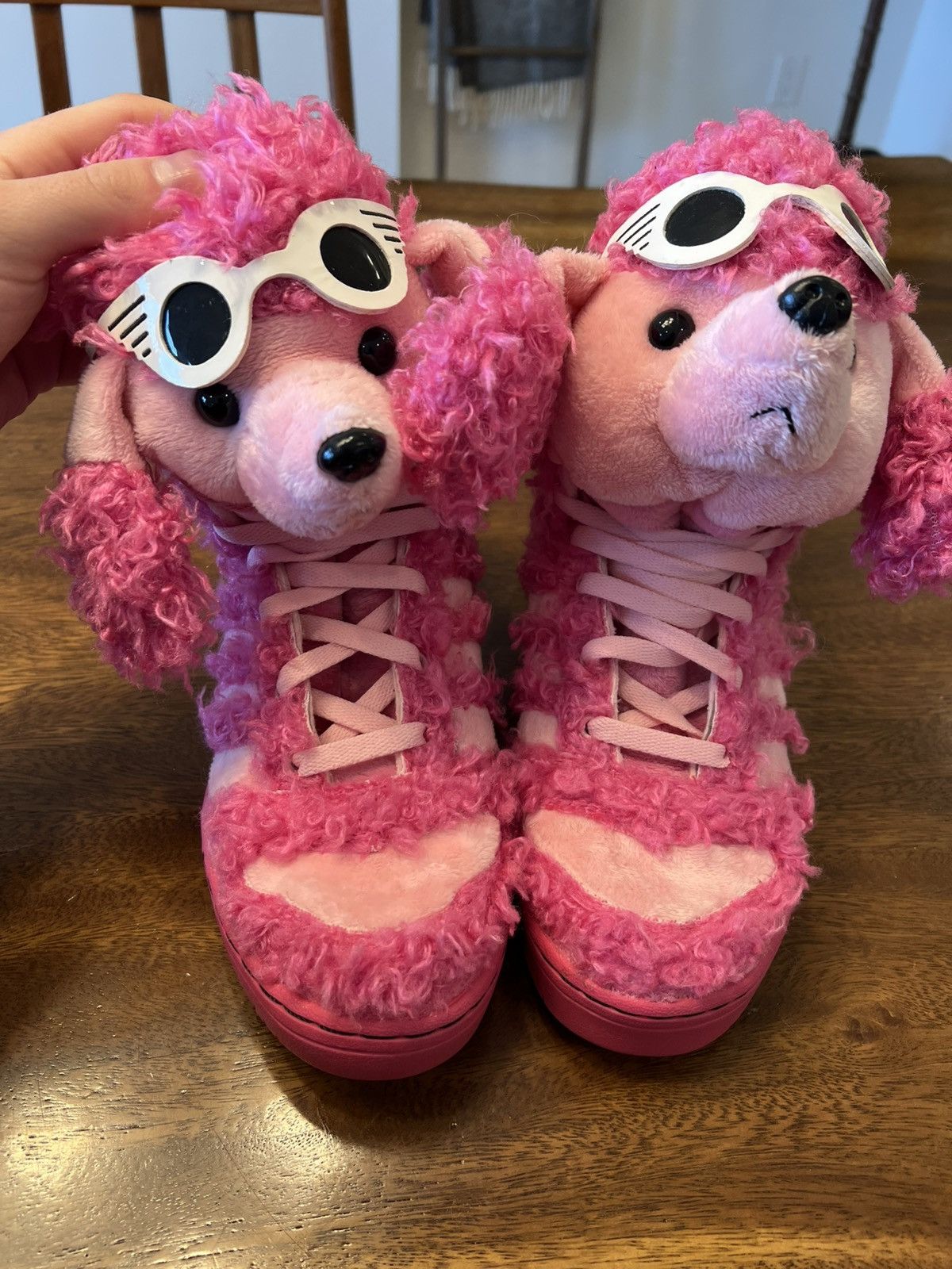 Adidas × Jeremy Scott Jeremy Scott x Adidas Pink Poodle | Grailed