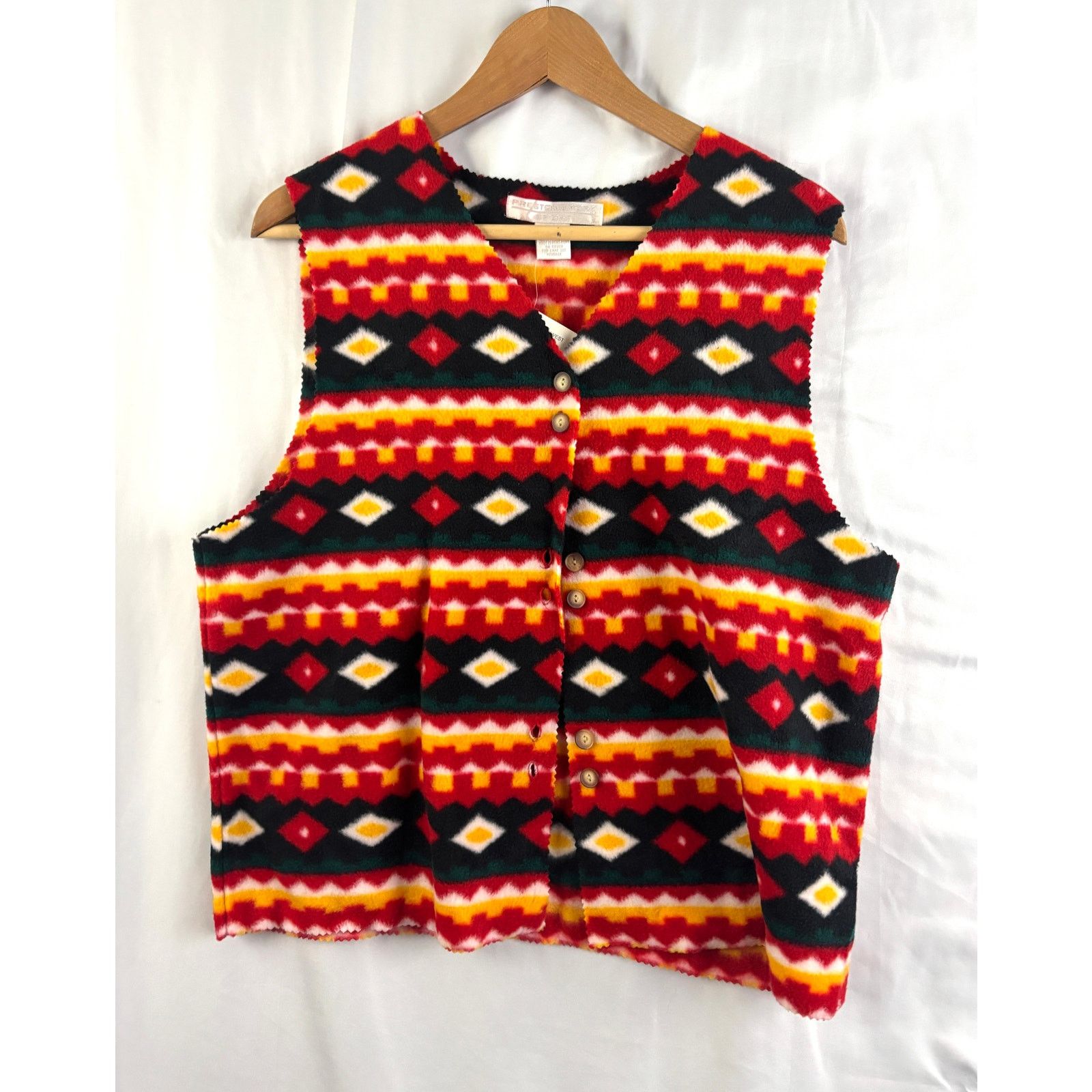 Preston & York VTG Preston & York Aztec Geometric Southwestern Print Vest Size M / US 6-8 / IT 42-44 - 1 Thumbnail
