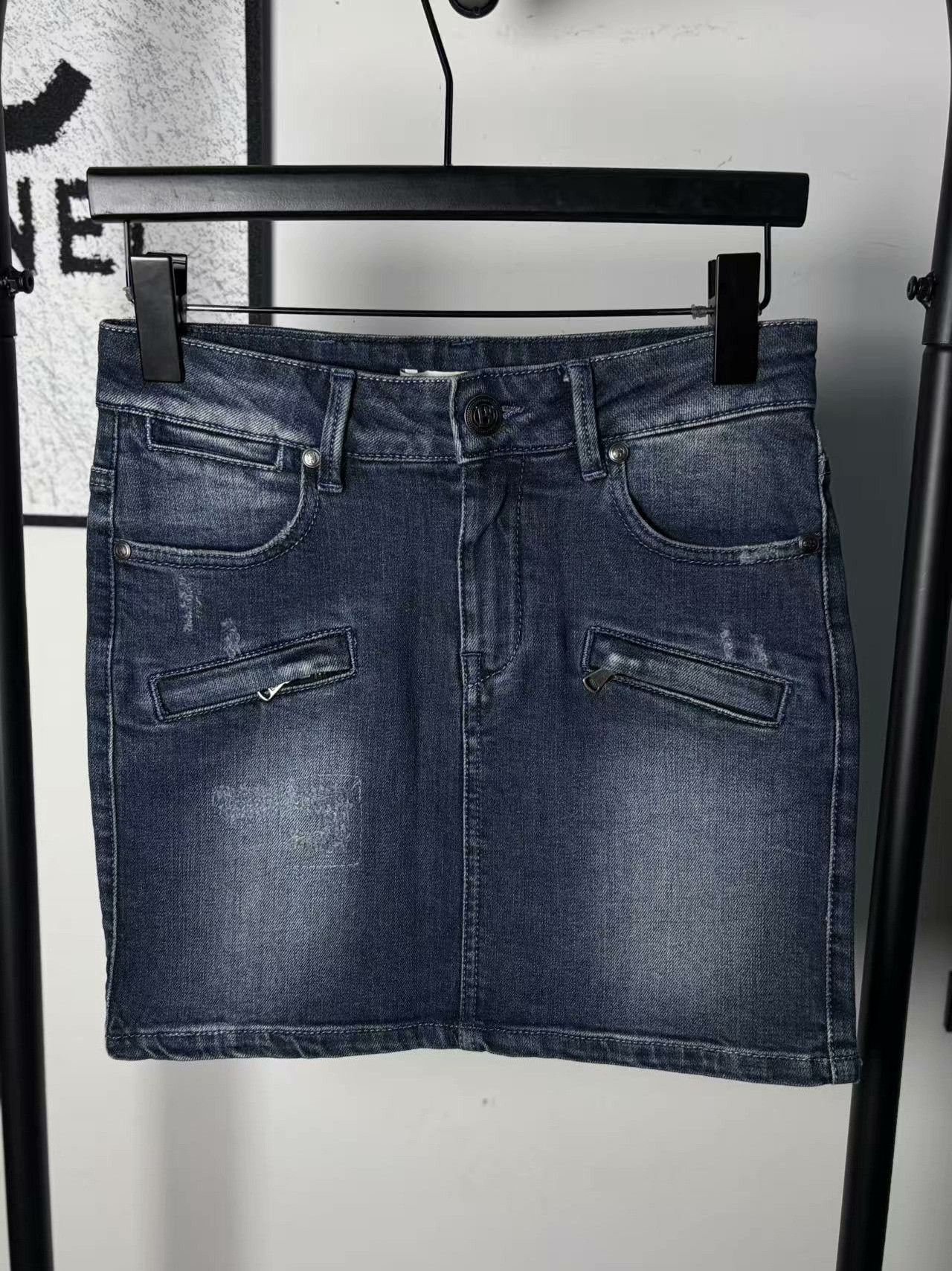 Balmain Balmain Denim White Skirt 28 Women Size 28" / US 6 / IT 42 - 1 Thumbnail