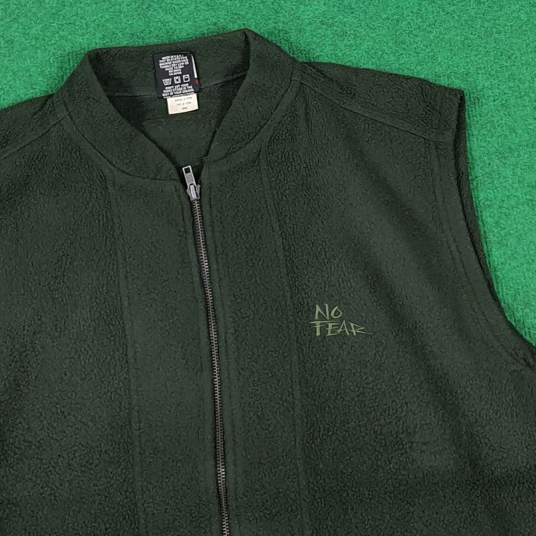 No Fear Vintage 90s No Fear Fleece Vests Gorpcore Style C279N19 Size US L / EU 52-54 / 3 - 5 Thumbnail