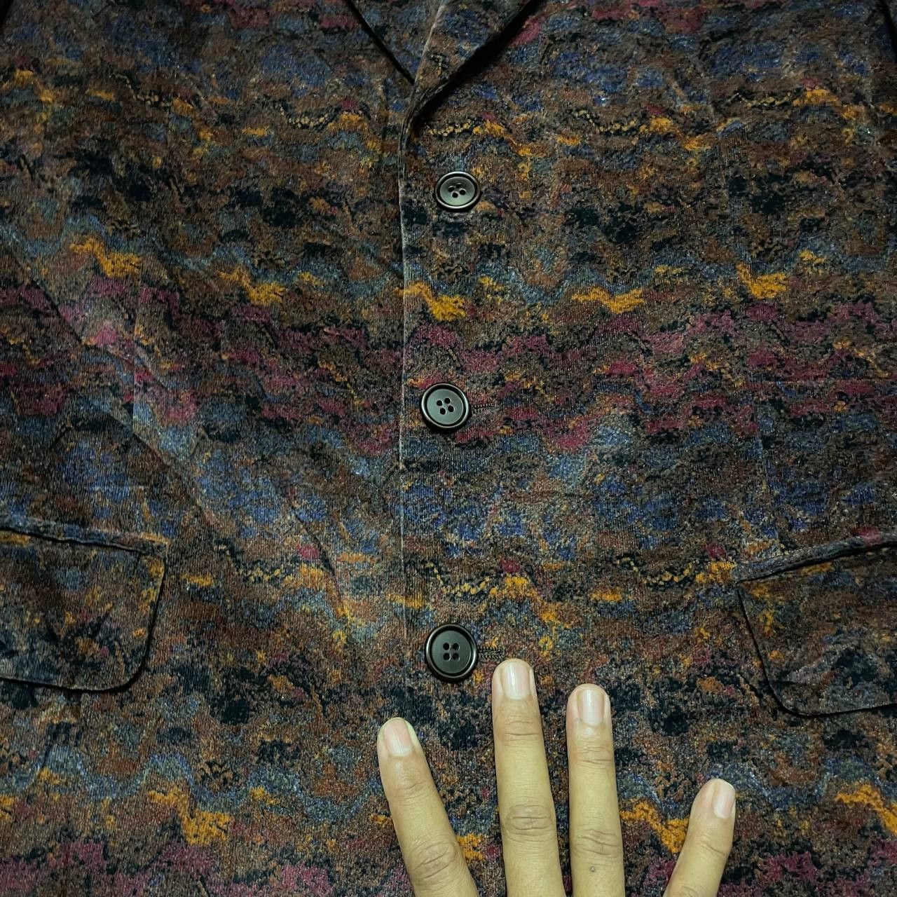 Missoni Vintage Missoni Uomo Printed Blazer Coat Size US M / EU 48-50 / 2 - 5 Thumbnail