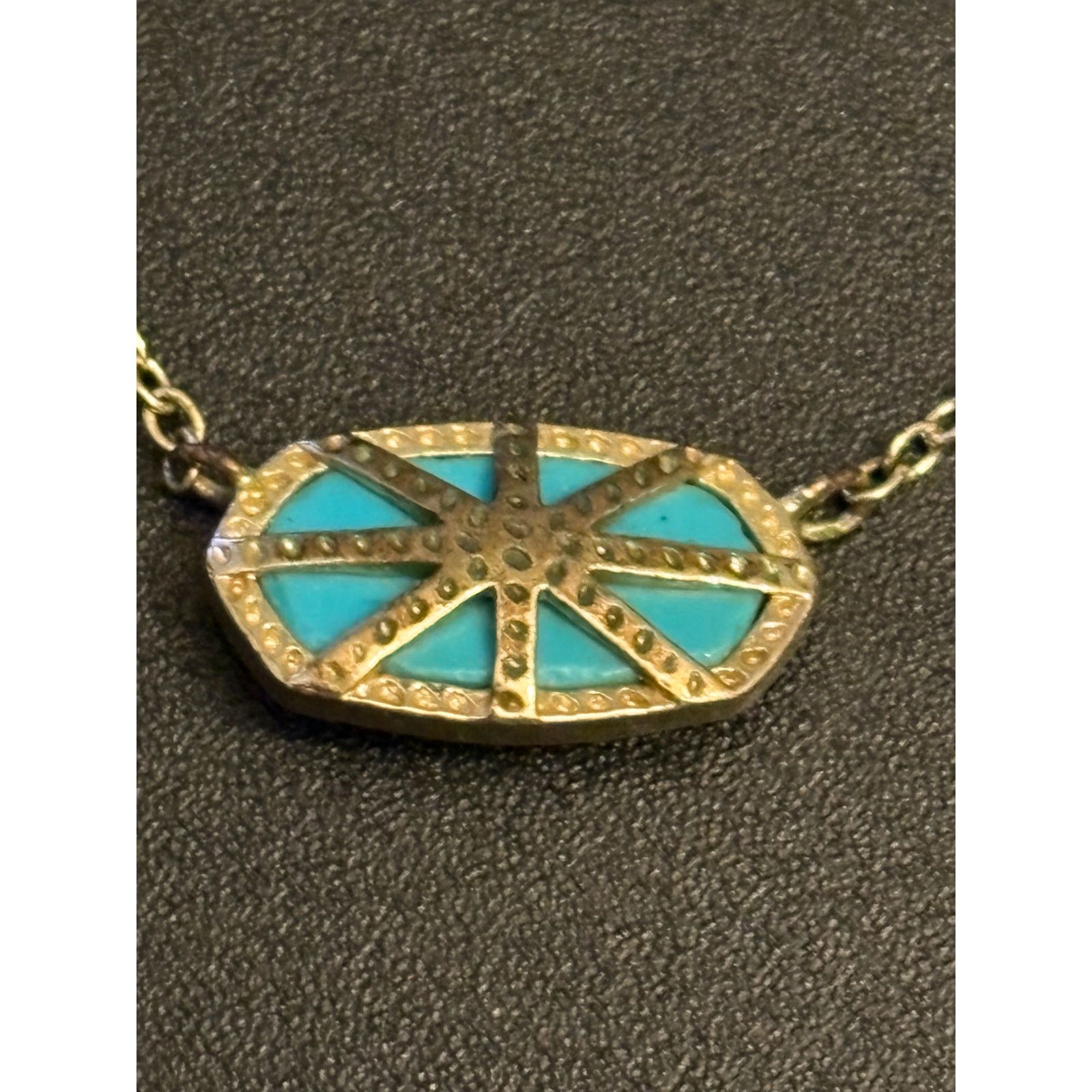 Kendra Scott Authentic Kendra Scott Elisa 14” Turquoise Necklace Size ONE SIZE - 2 Thumbnail