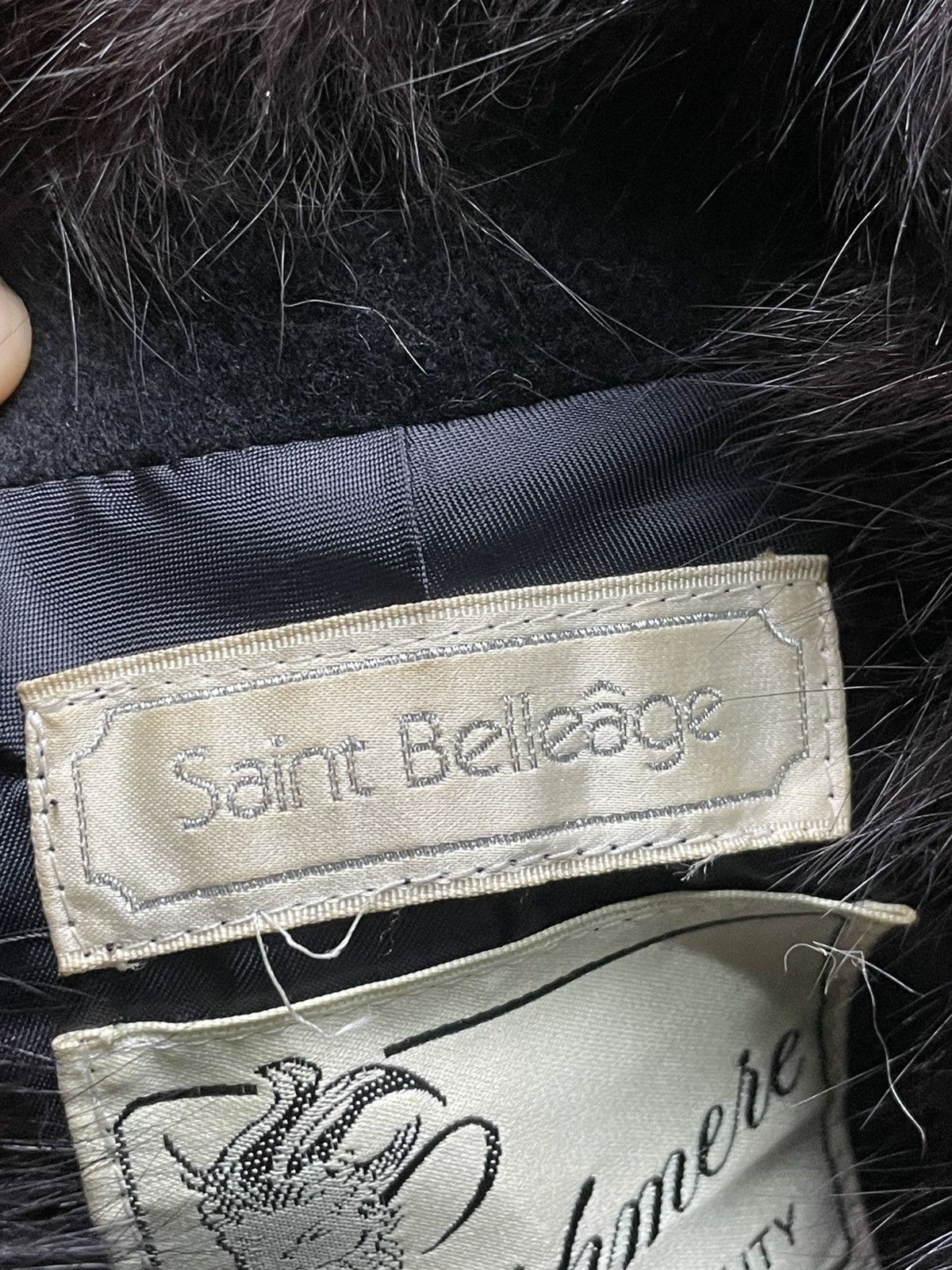 Japanese Brand × Vintage Saint Bellâge Cashmere Fine Long Coat (74) Size US S / EU 44-46 / 1 - 6 Thumbnail