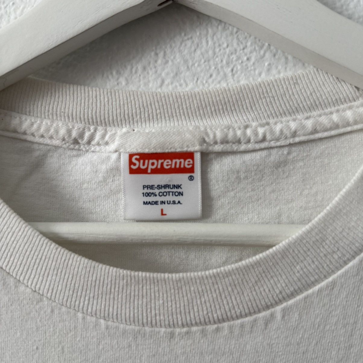 Supreme Supreme Men's White T-shirt Size US L / EU 52-54 / 3 - 3 Thumbnail