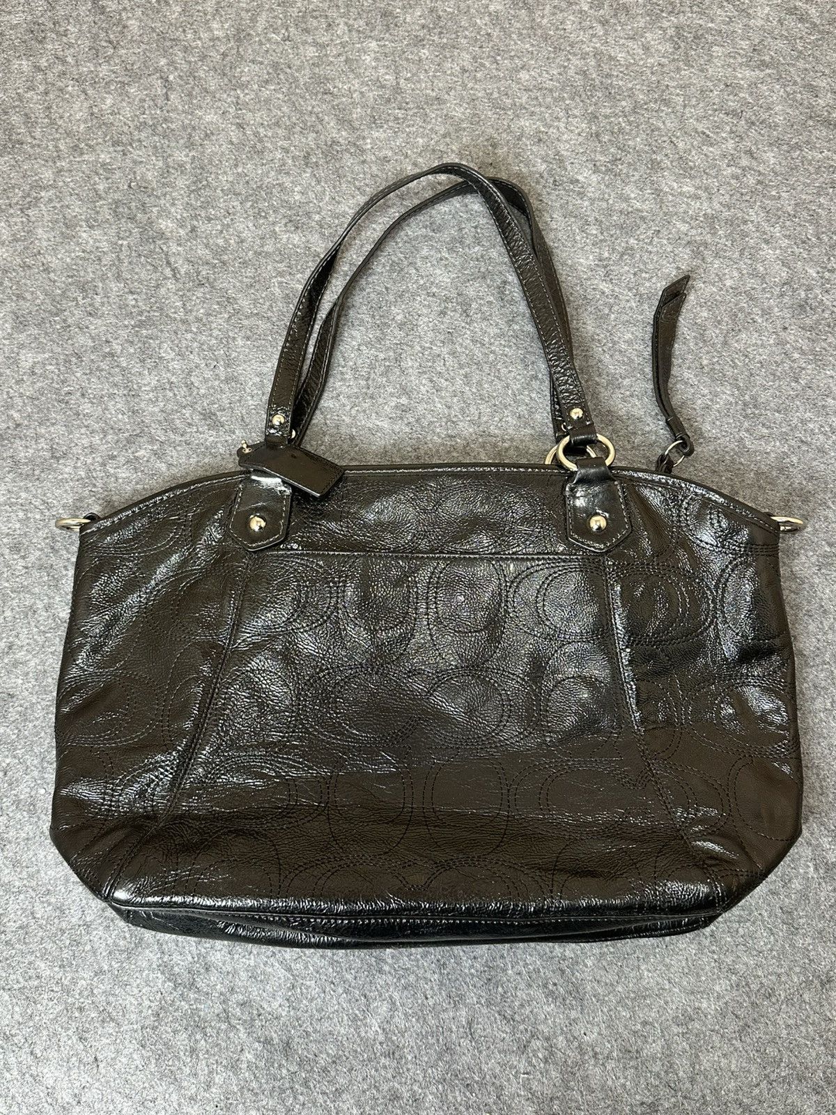 Coach Coach patent leather stitched 2WAY shoulder bag. Size ONE SIZE - 4 Thumbnail