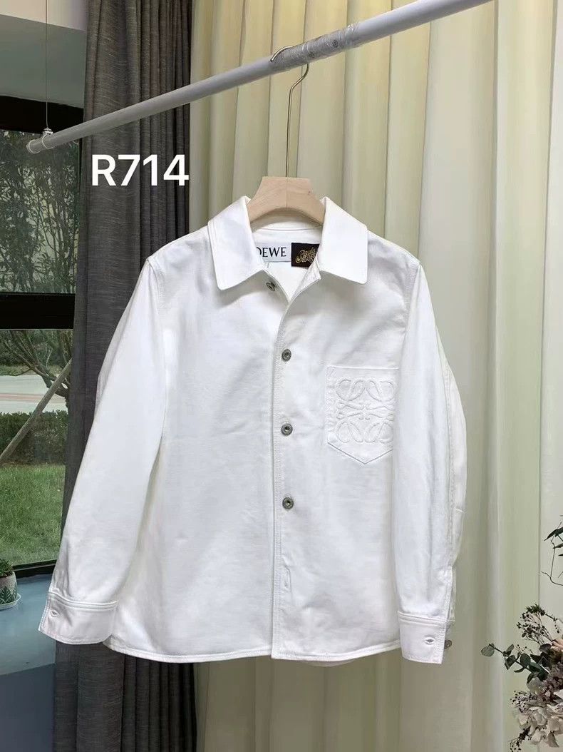 LOEWE Classic logo denim shirt jacket in a joint collectio
