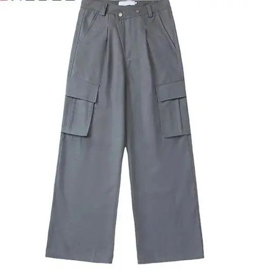 Japanese Brand Miyauchi x Itou Baggy Gray High Waist Pants Size US 30 / EU 46 - 4 Thumbnail