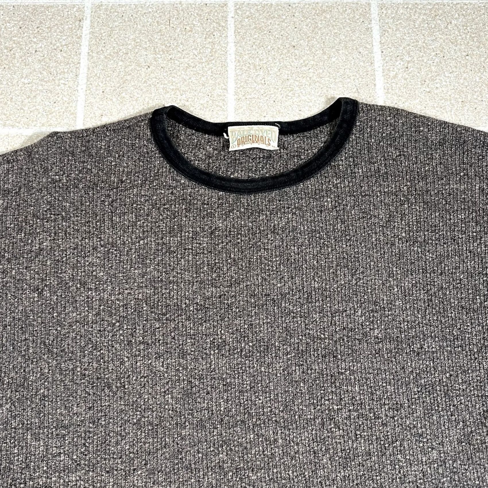 Vintage VINTAGE Bale Dyed Originals Ringer T-Shirt Mens L Gray 90s Striped Made in USA Mens Size US L / EU 52-54 / 3 - 2 Thumbnail