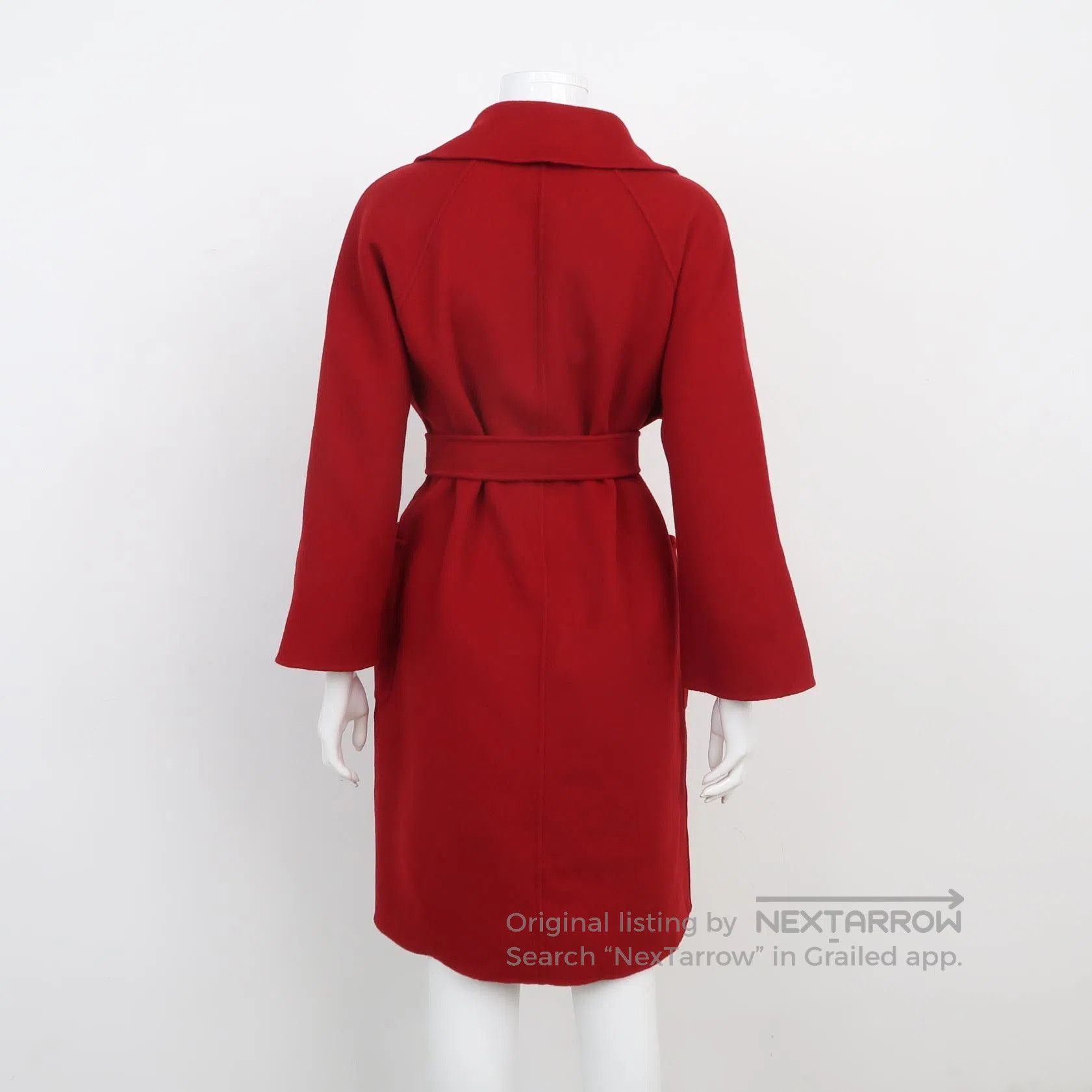 Weekend Max Mara Weekend Max Mara Wool Belted Lapel Coat US0. Size XXS / US 00 / IT 34 - 1 Thumbnail