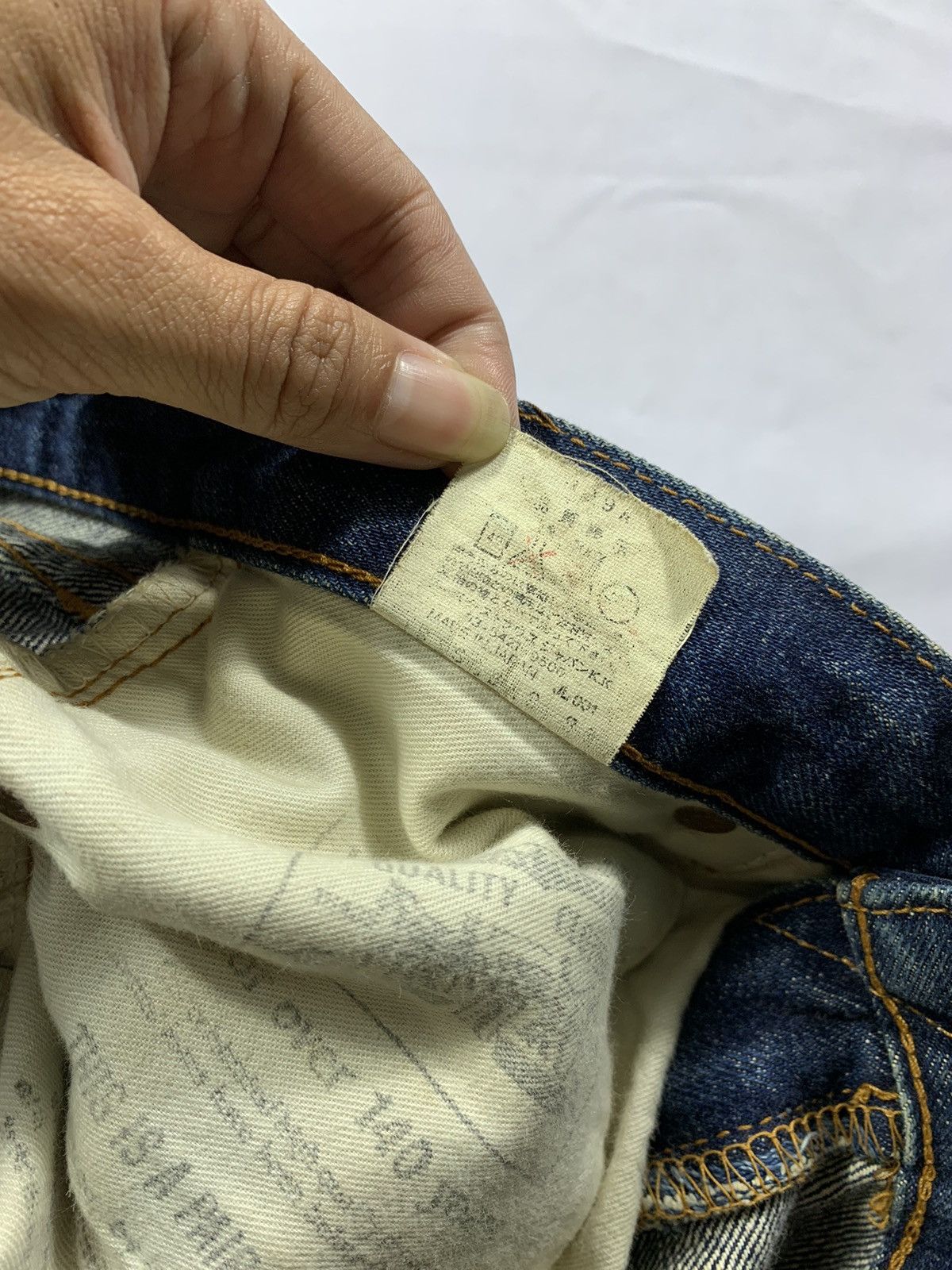 Levi's Vintage Levis 502 Big E Selvedge Button J22 Denim Jeans Size US 30 / EU 46 - 10 Thumbnail