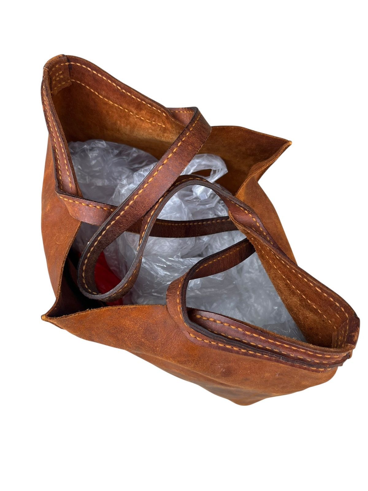 Leather Distressed Patina Leather Tote Bag GUATE Japan Size ONE SIZE - 19 Thumbnail