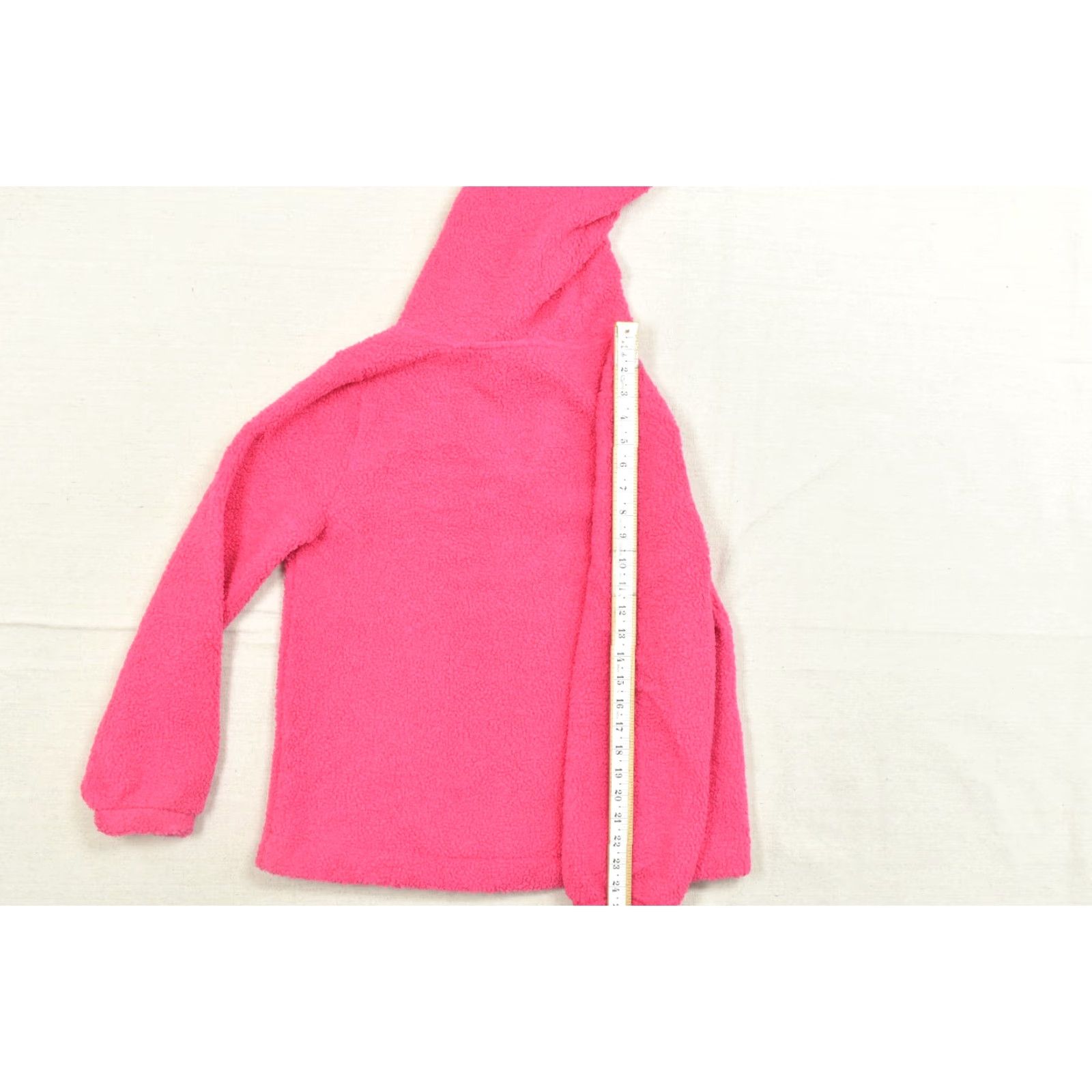 Loft LOFT Women's Small Pink Sherpa Fleece Hoodie Pullover Sweatshirt Pullover Knit Sweater Winter Fall Spring Casual Womens Size S / US 4 / IT 40 - 5 Thumbnail