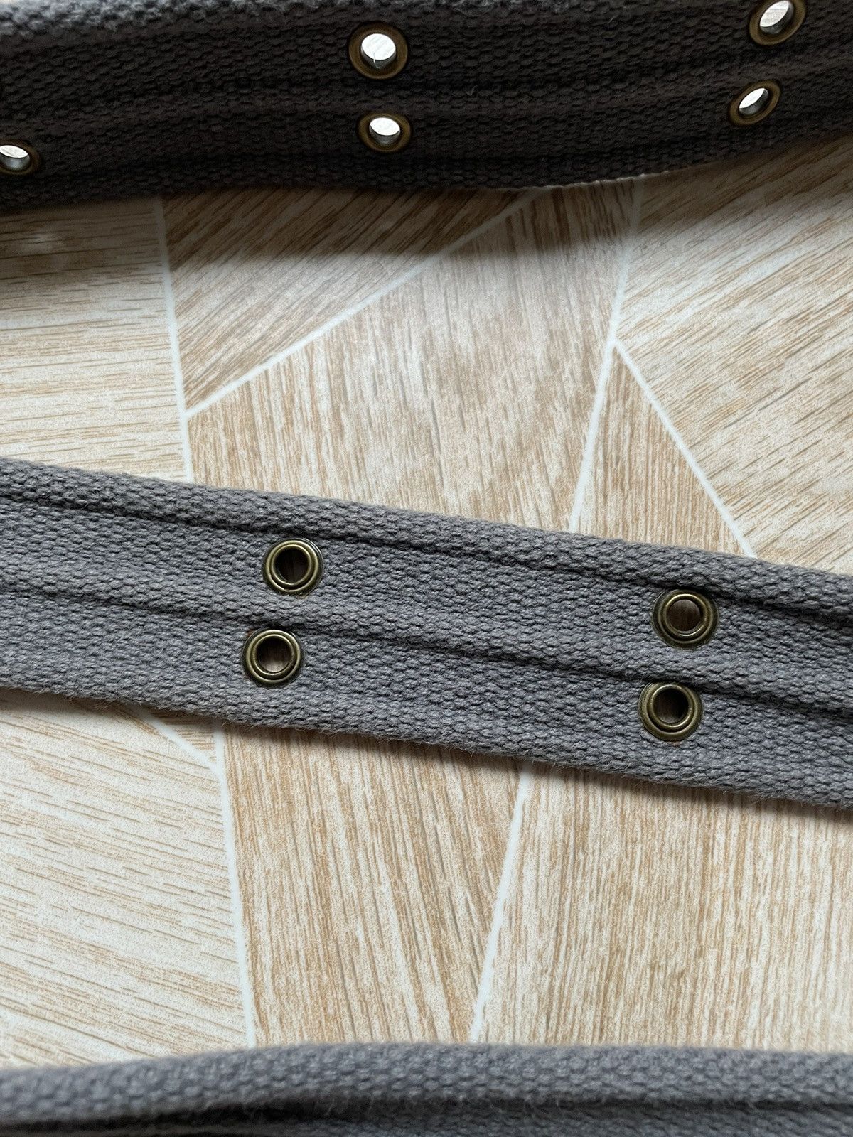 Japanese Brand × Vintage Archive Y2K Vintage 90s Japanese Grey Emo Metal Goth Belt Size ONE SIZE - 3 Thumbnail